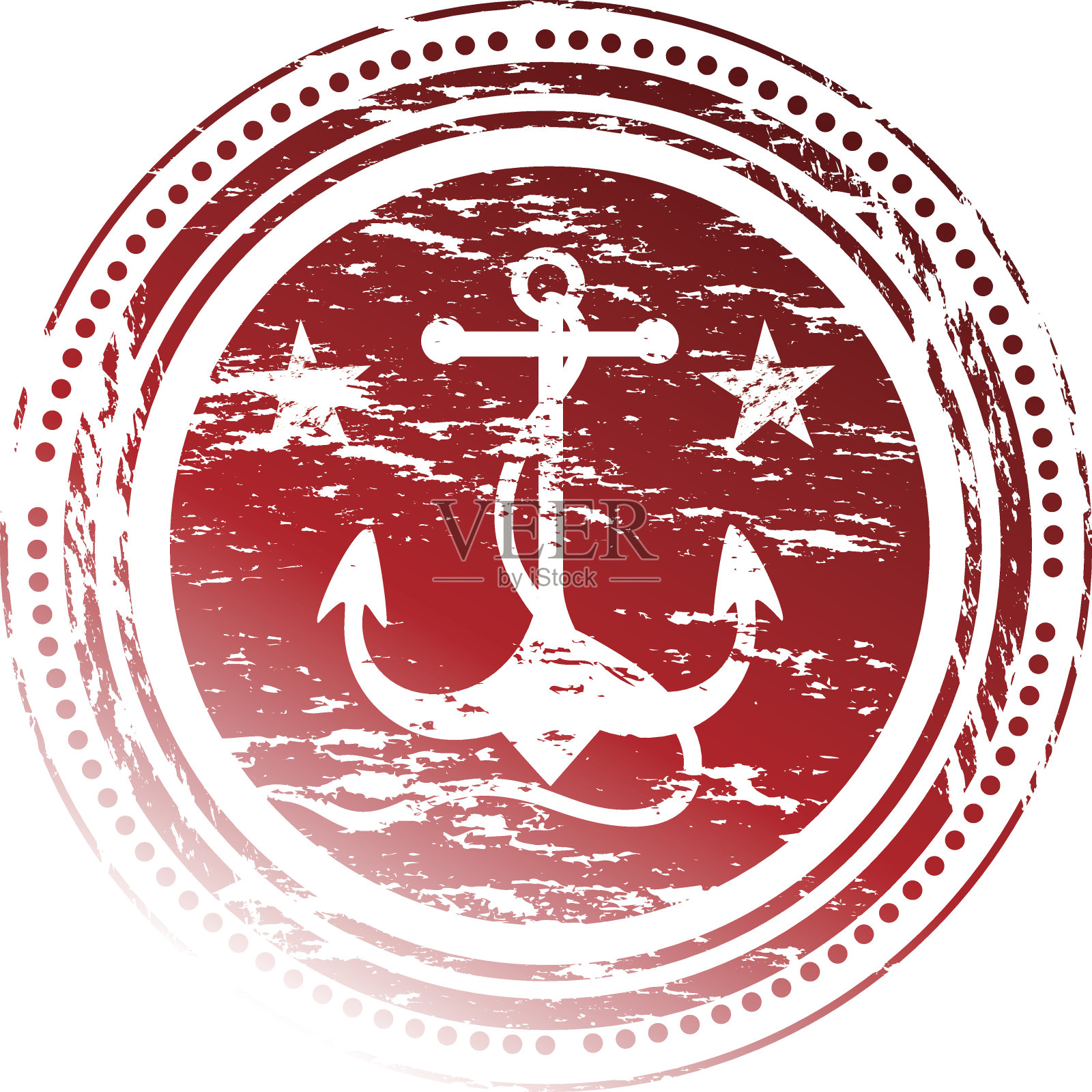 红锚密封设计元素图片