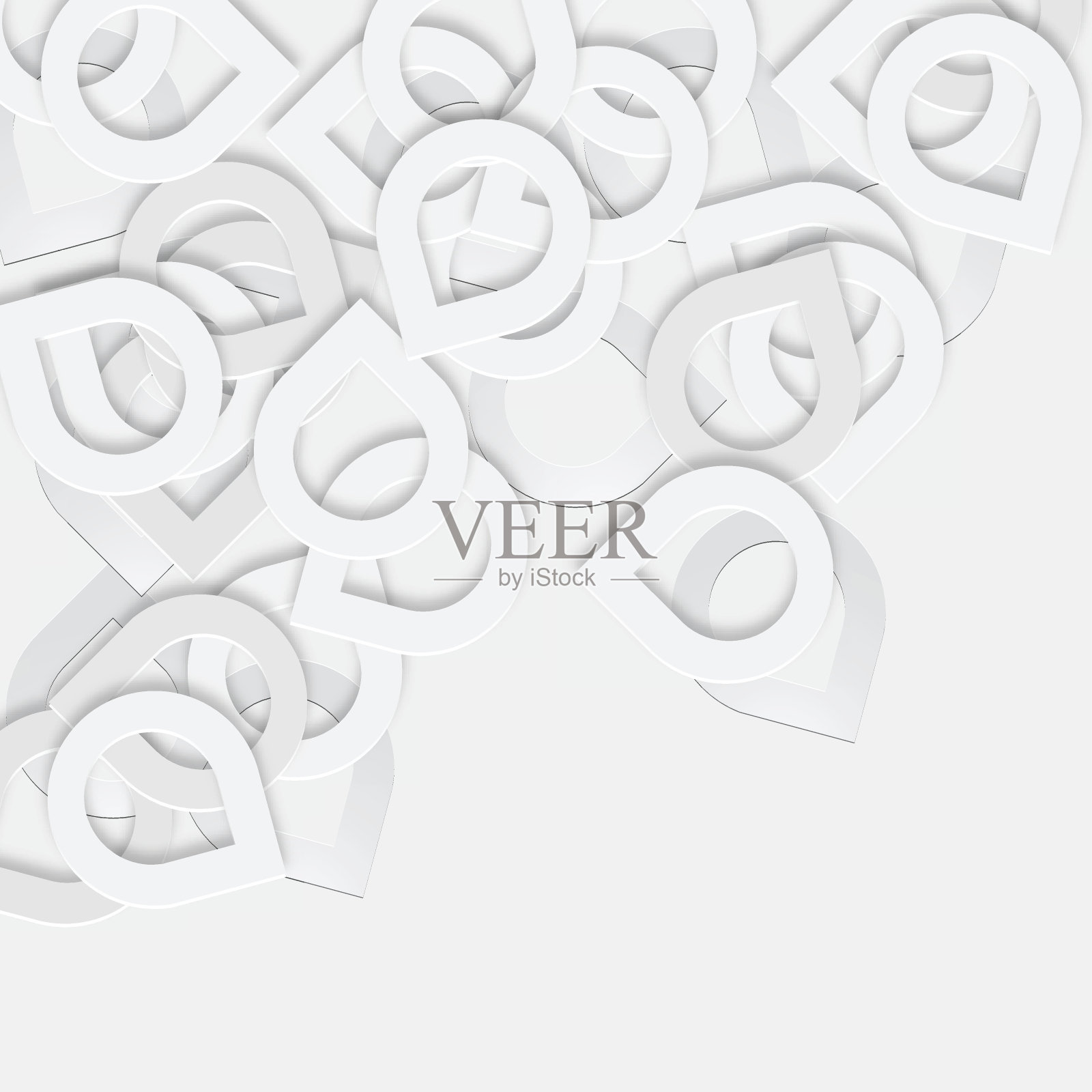 三维抽象图案背景插画图片素材