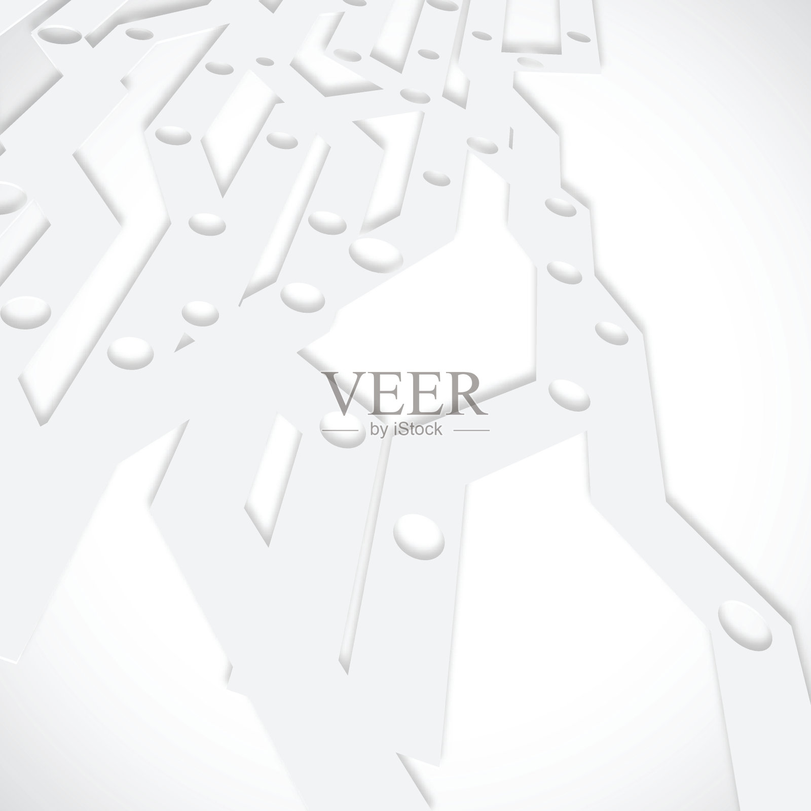 三维抽象的行业格局背景插画图片素材