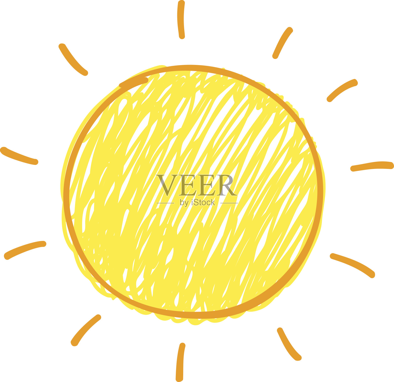 太阳插画图片素材