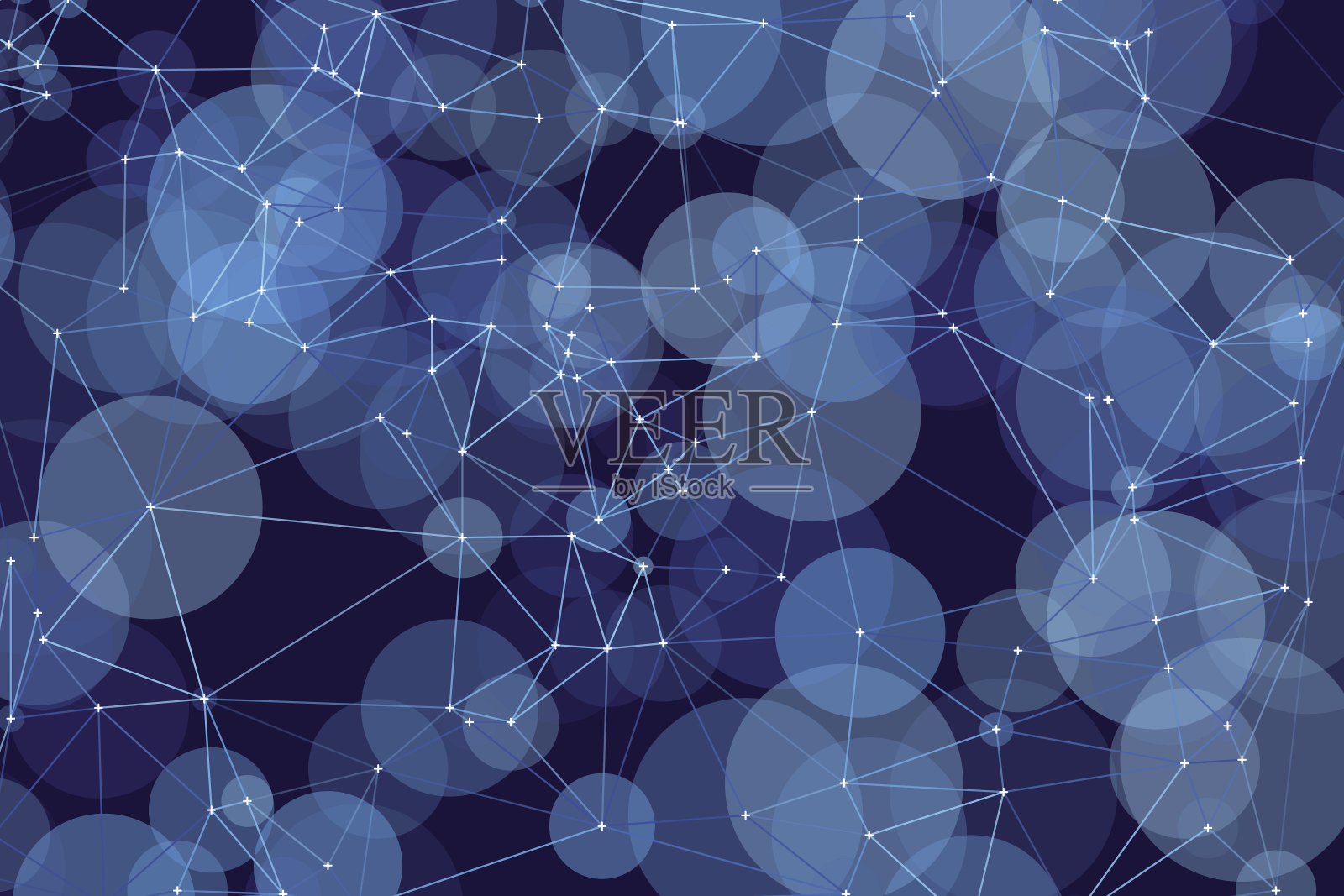 雨多边形圆模式插画图片素材