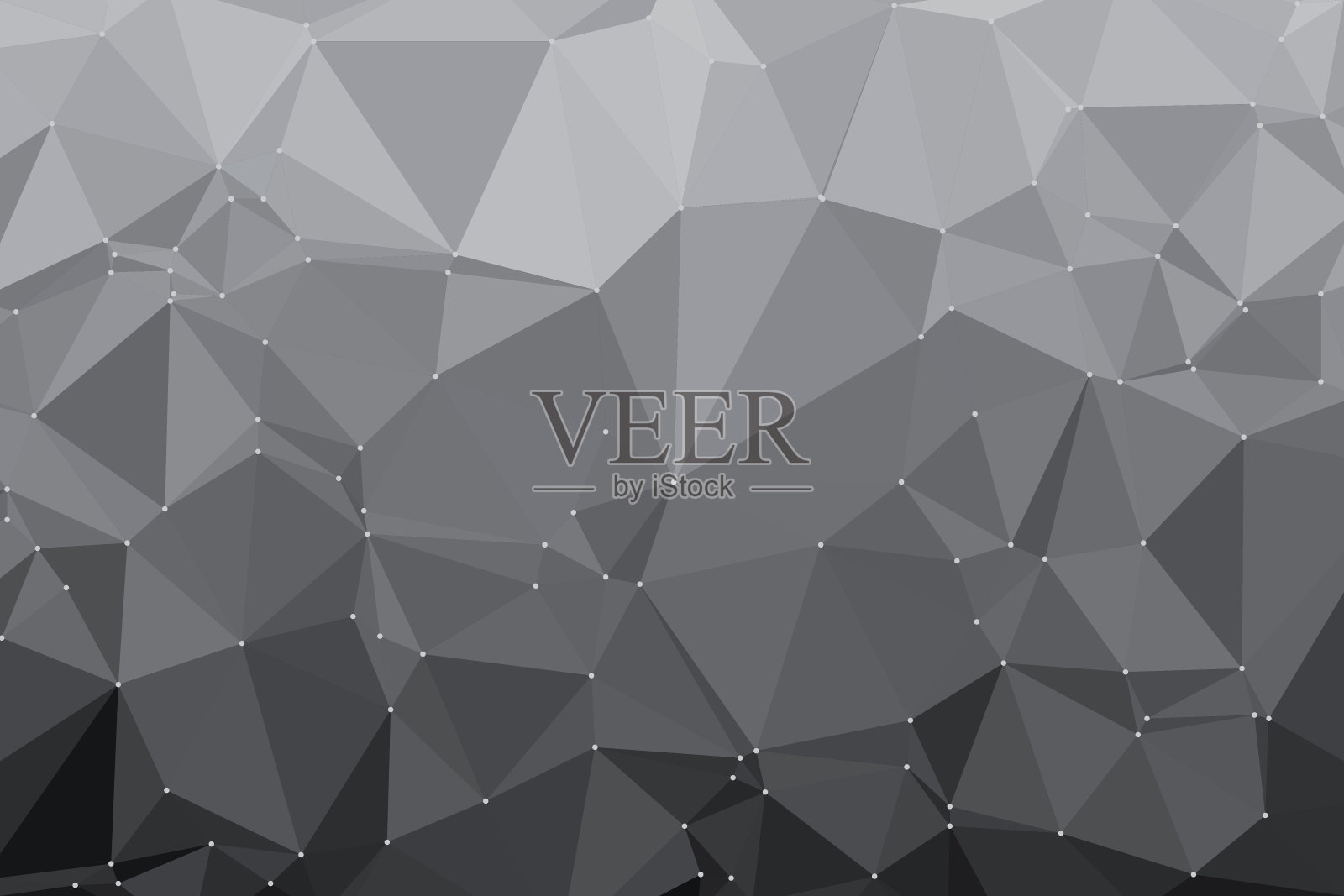 浅灰色三角形多边形模式插画图片素材