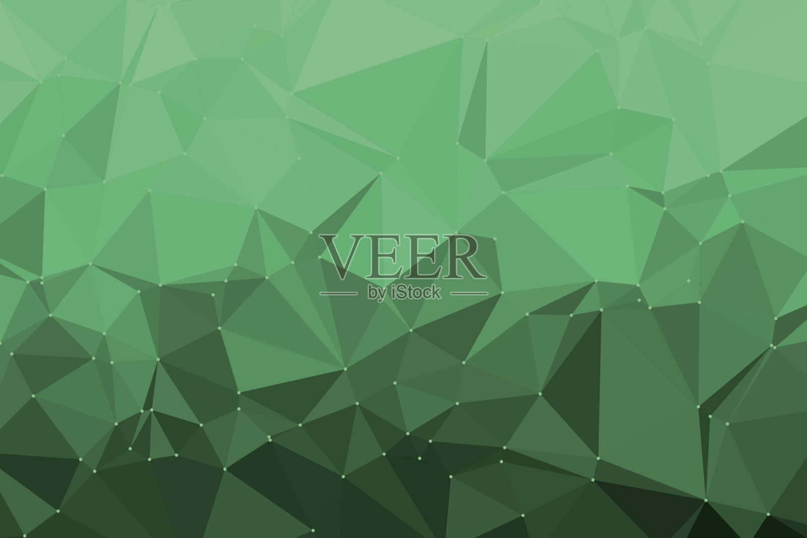 淡绿色三角形多边形图案插画图片素材