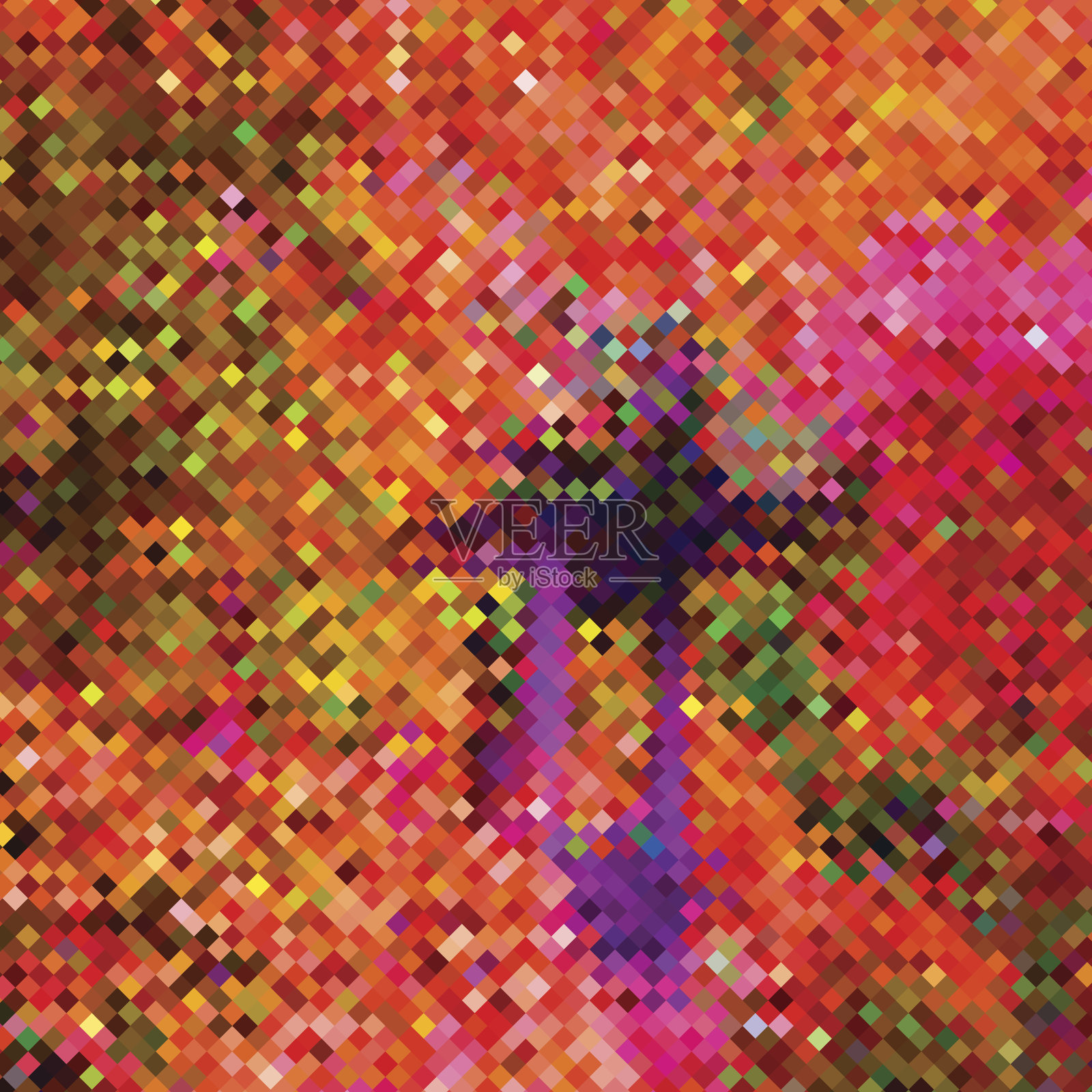 抽象色彩马赛克图案背景插画图片素材