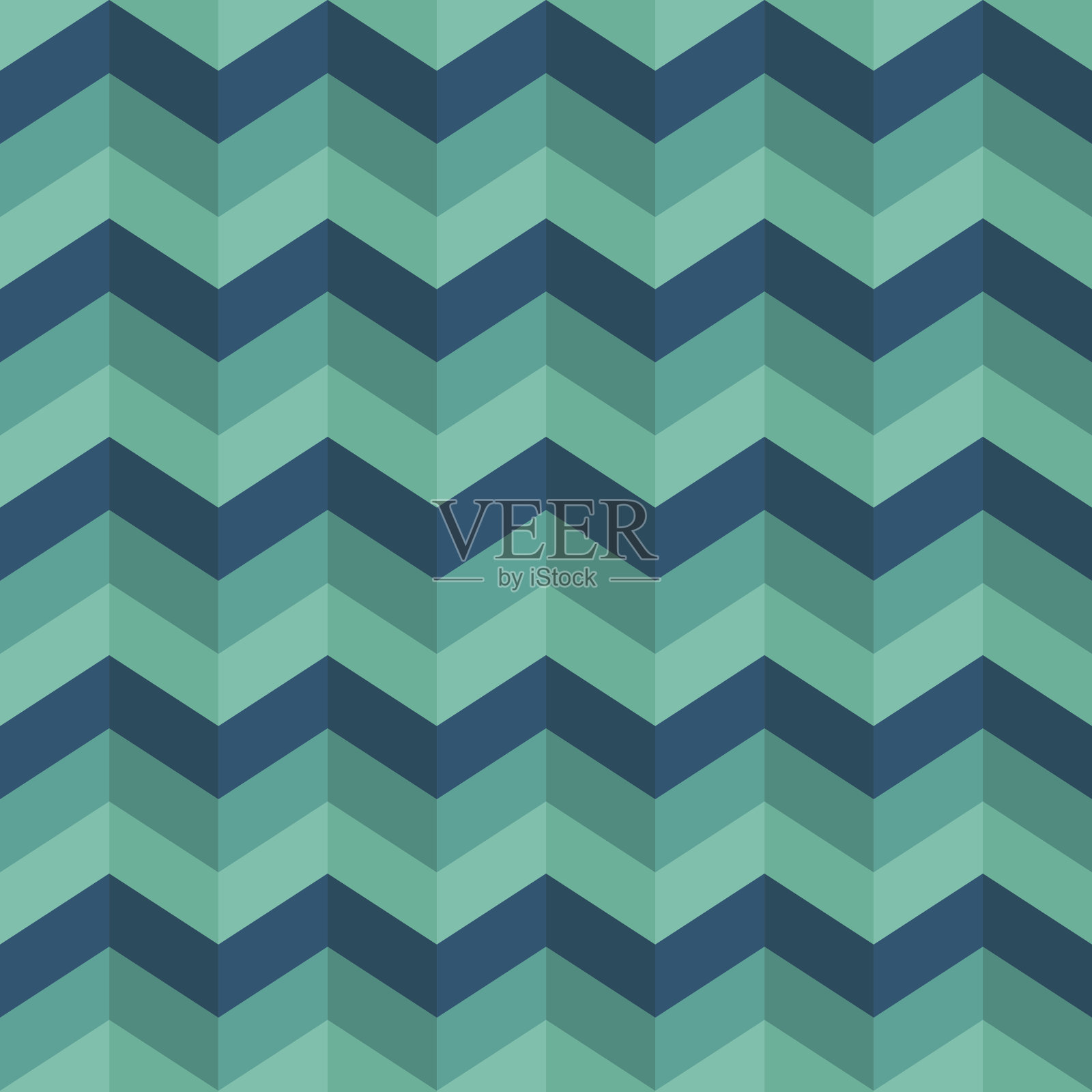 无缝雪佛龙模式插画图片素材