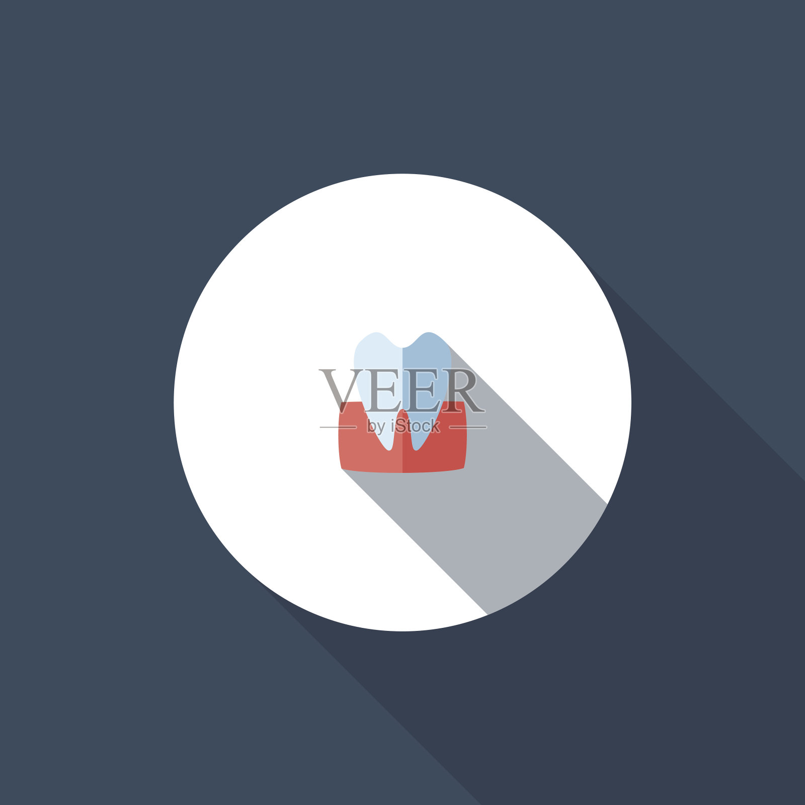 牙插画图片素材