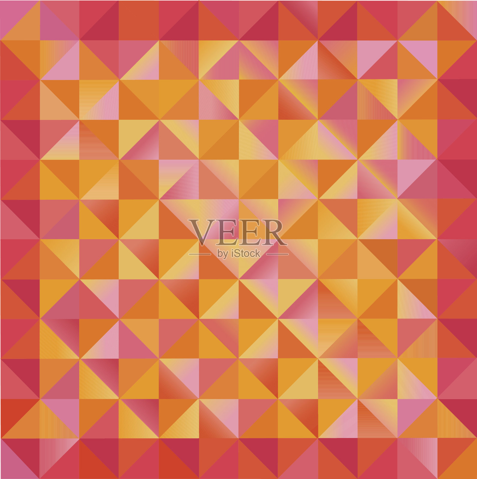 几何背景图案-三角形和钻石形状插画图片素材