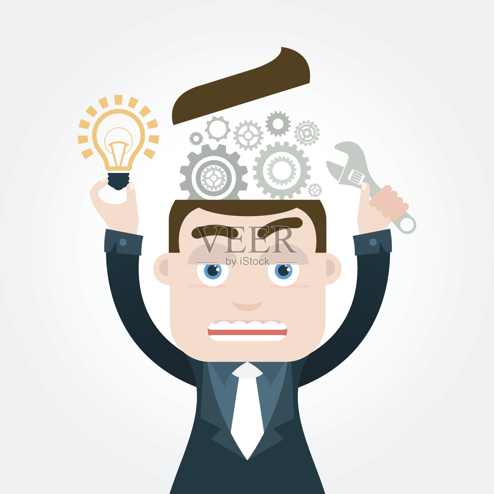 商人概念向量插画图片素材