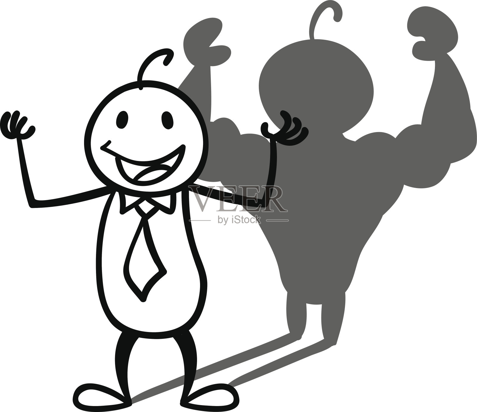 我真的很强壮!设计元素图片