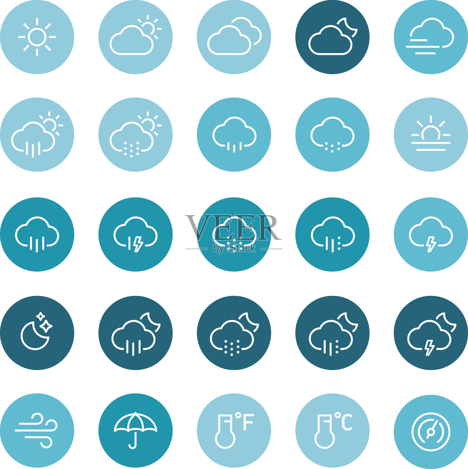 天气图标图标素材