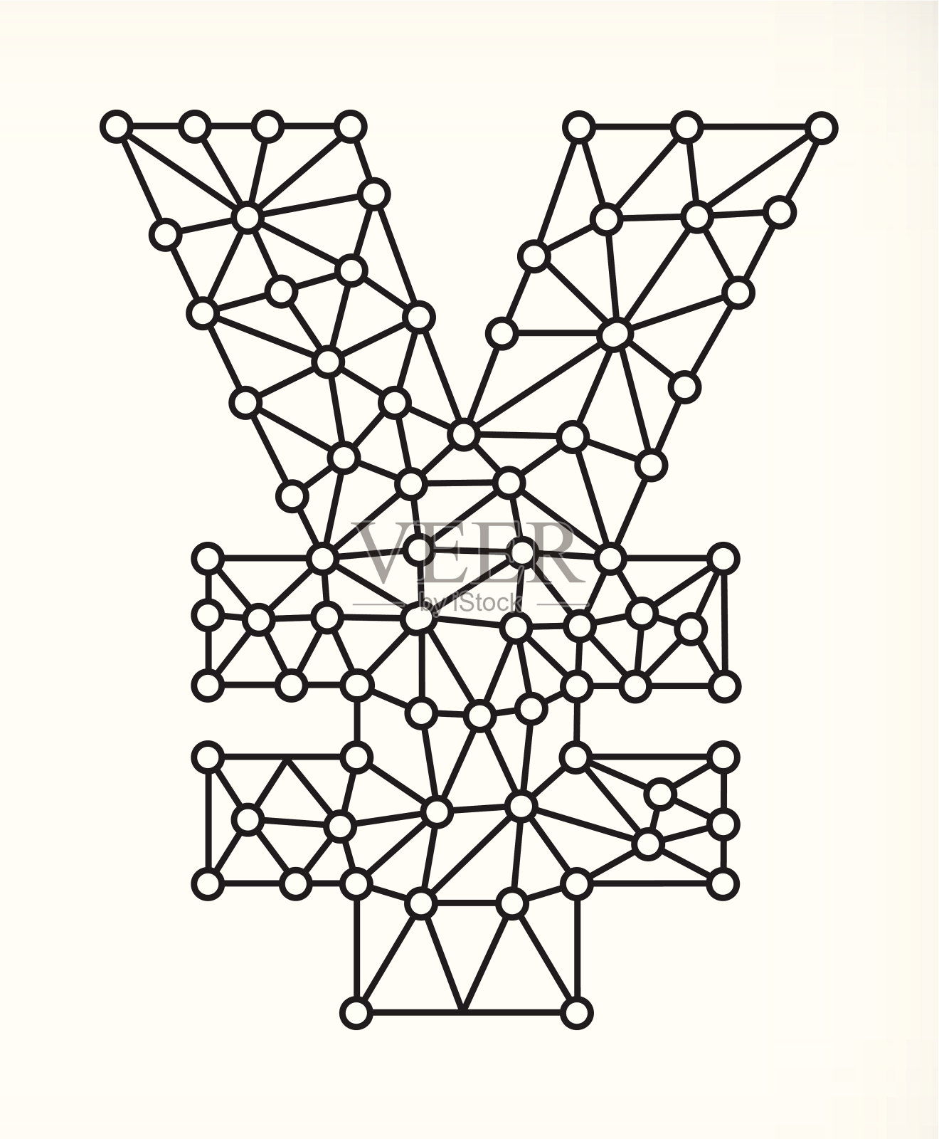 日元签署三角框架插画图片素材