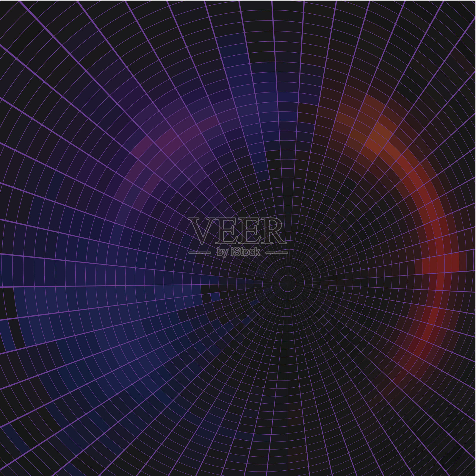 摘要紫色射线图案技术背景插画图片素材