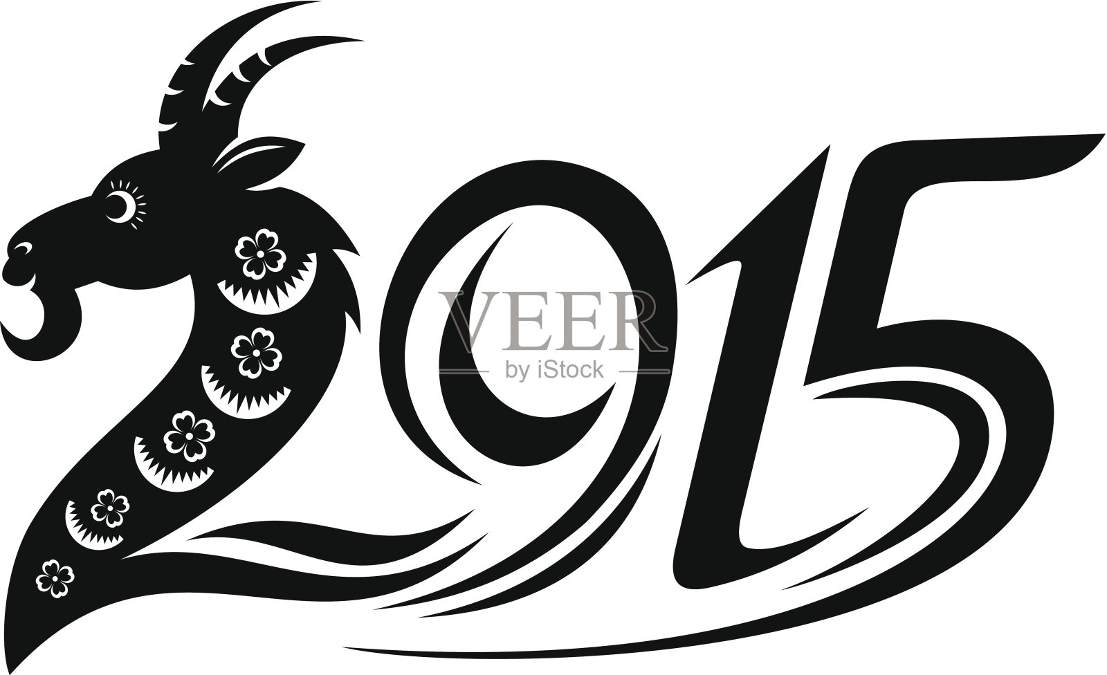 羊年(羊年)插画图片素材