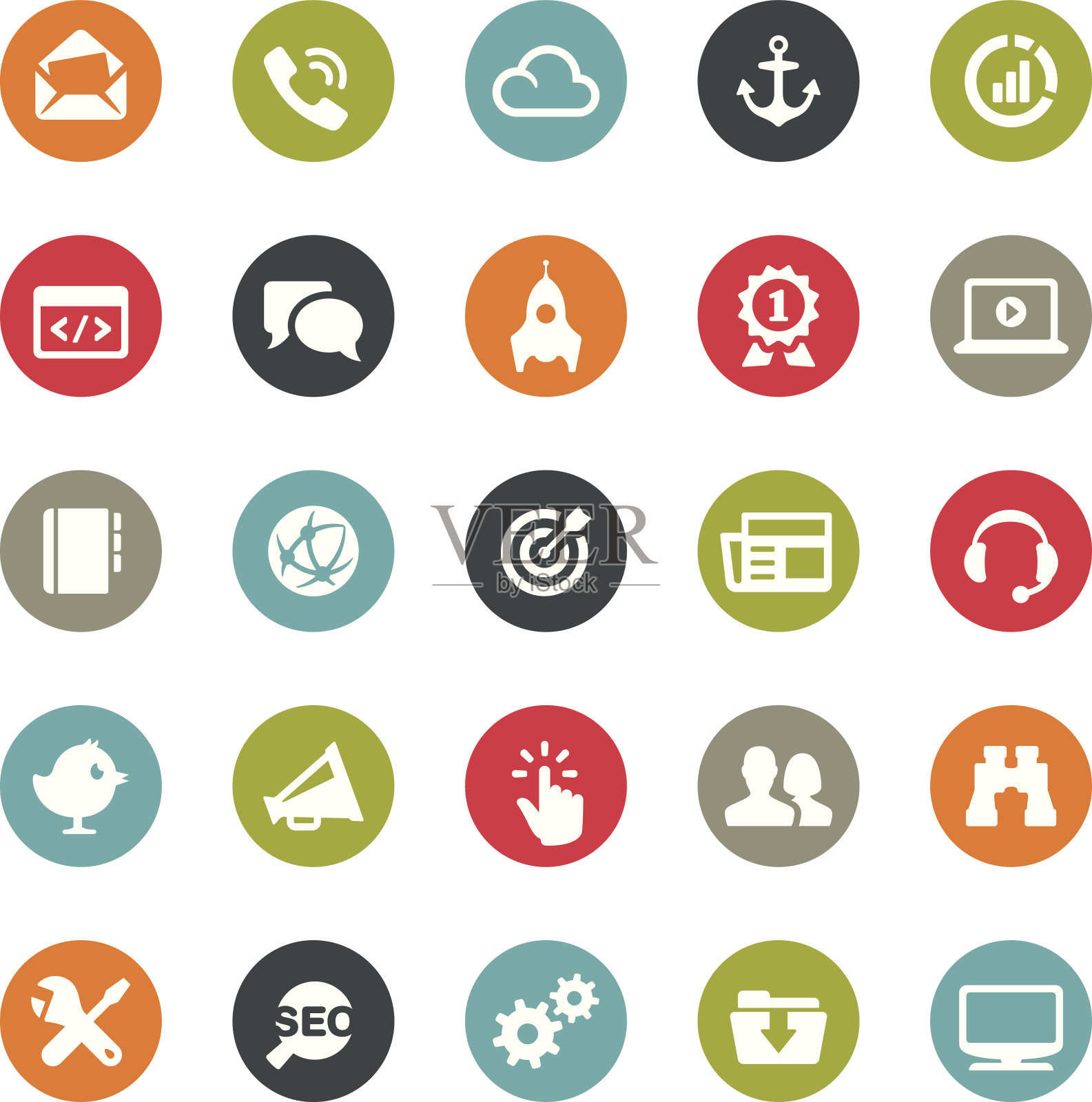 网络营销图标/ Ringico系列图标素材