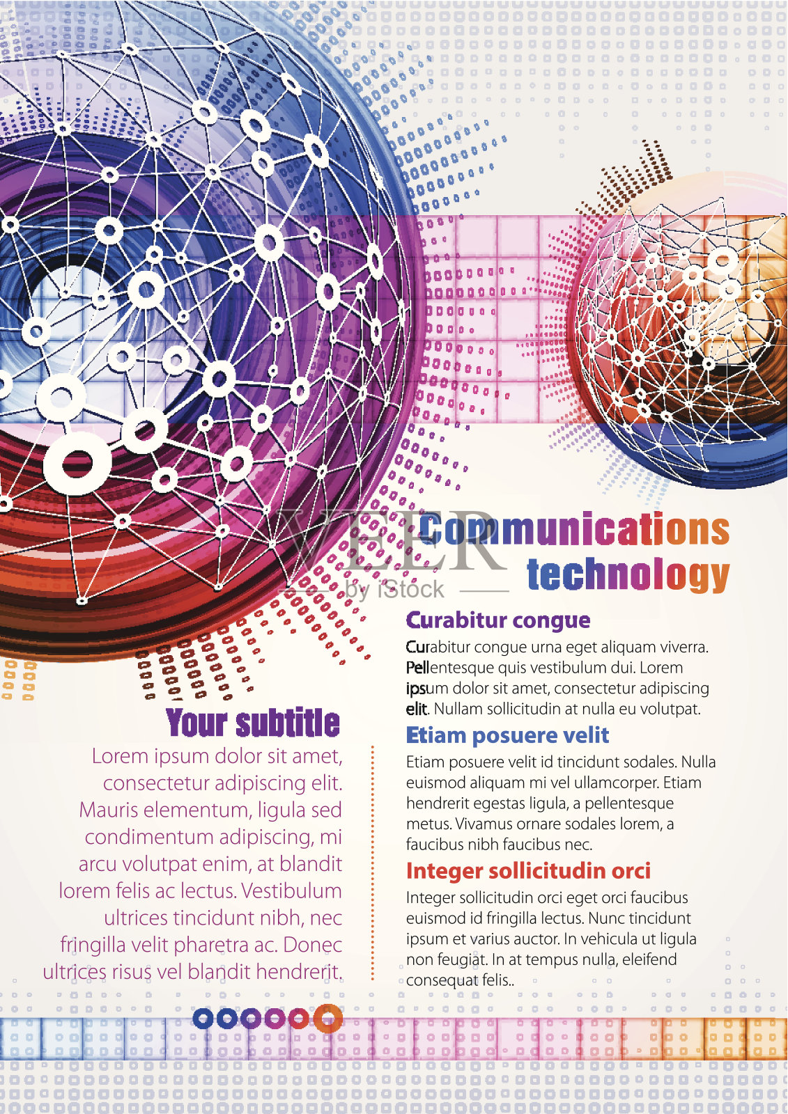 通信技术插画图片素材