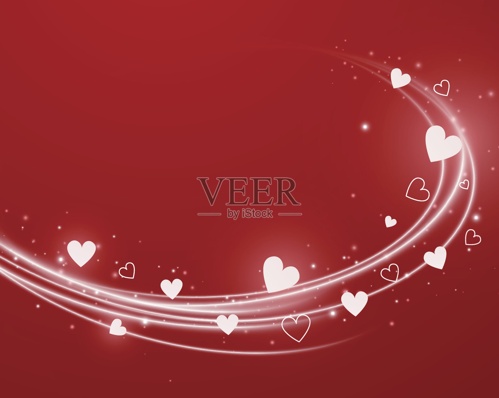 抽象的心背景插画图片素材