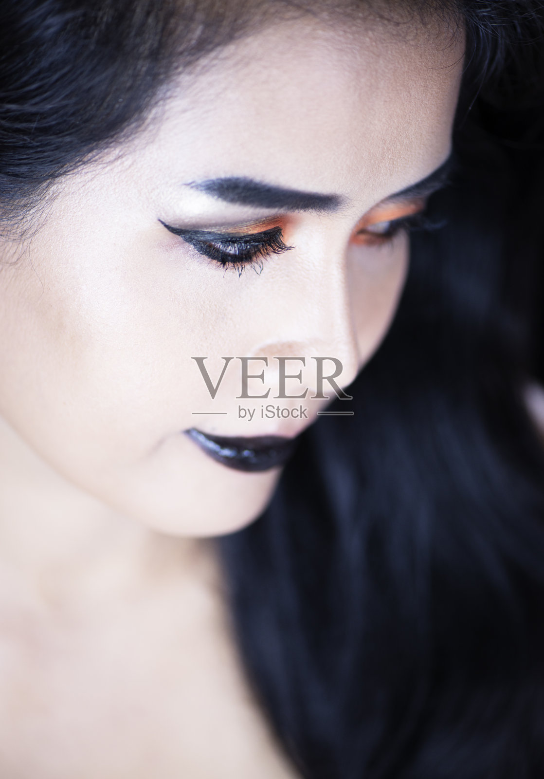 亚洲美女照片摄影图片