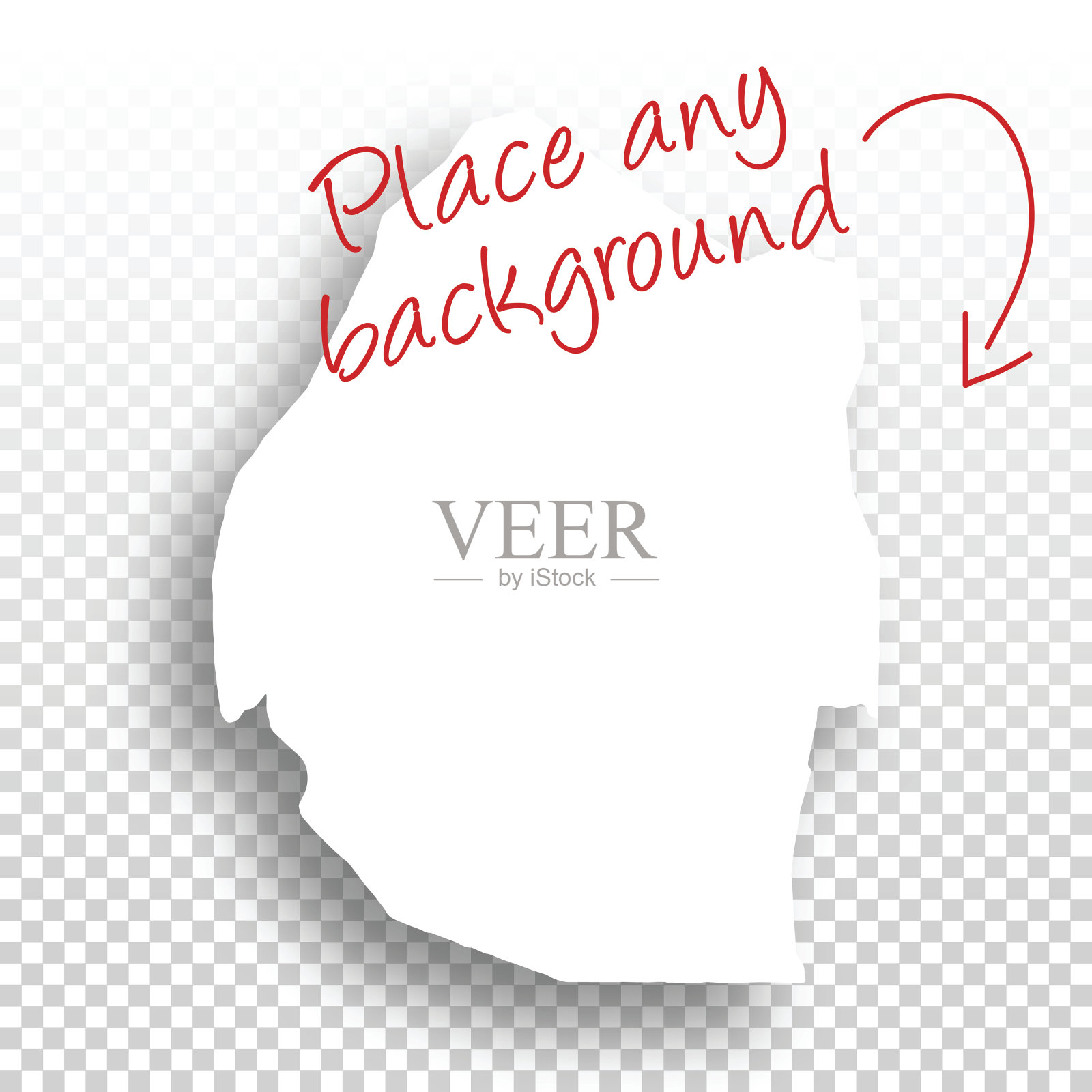 斯威士兰地图设计-空白背景设计元素图片