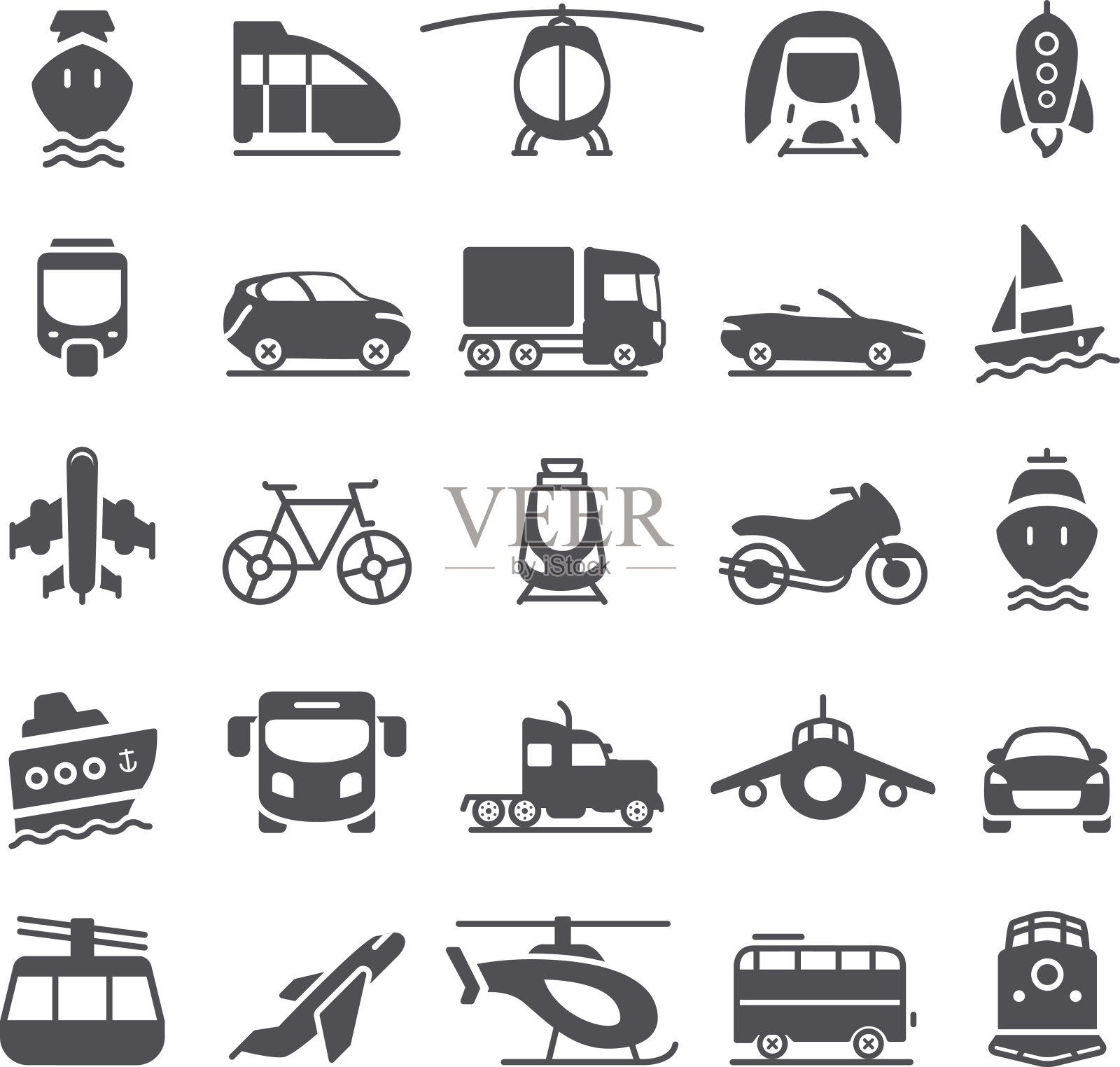 交通图标图标素材