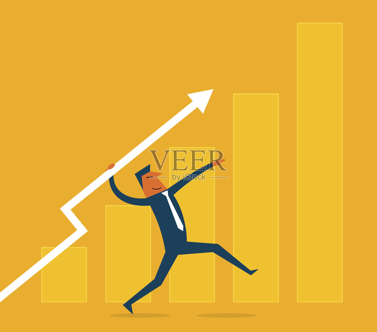 业务标枪插画图片素材