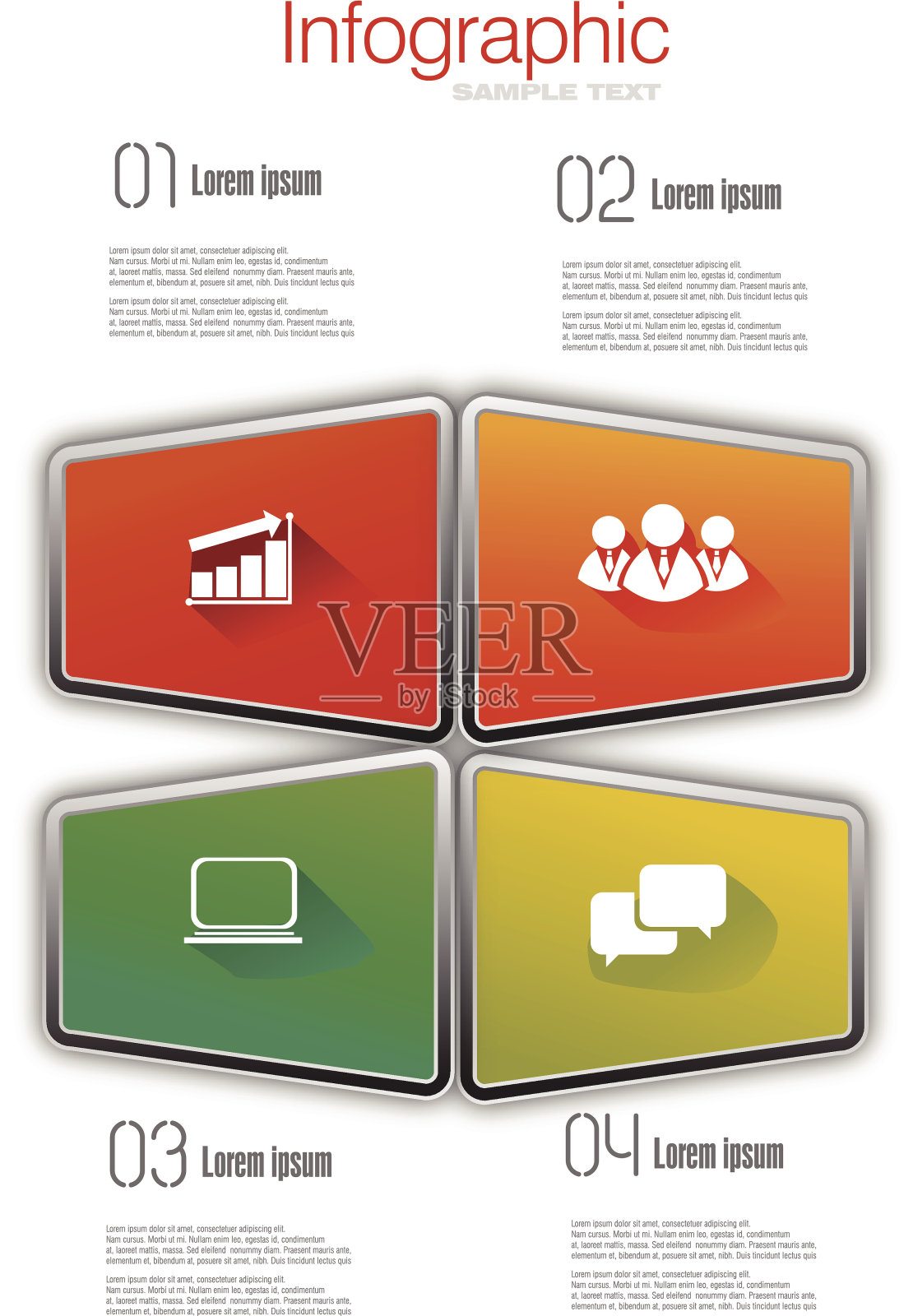 业务信息图表设计插画图片素材