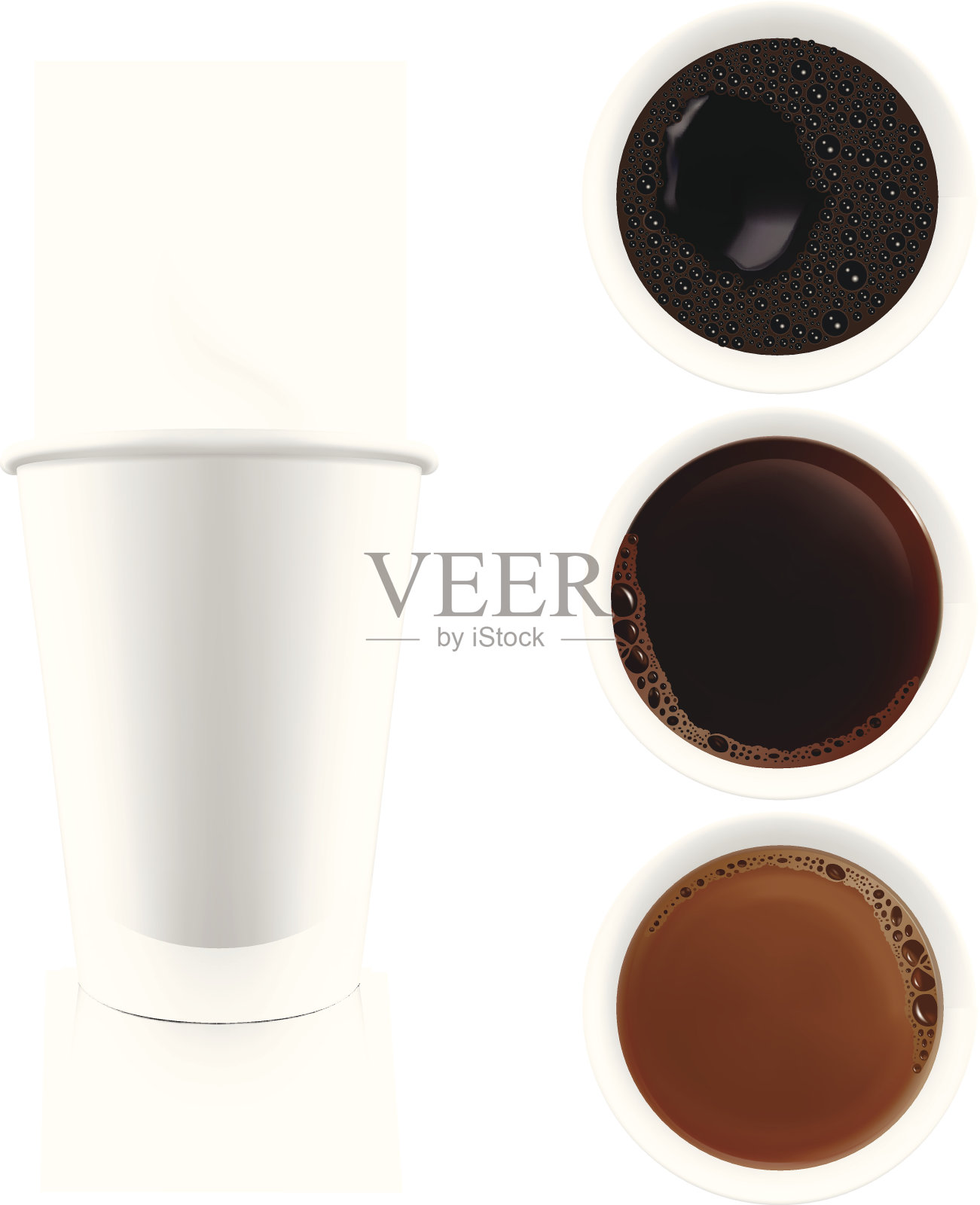 咖啡杯-矢量设计元素图片