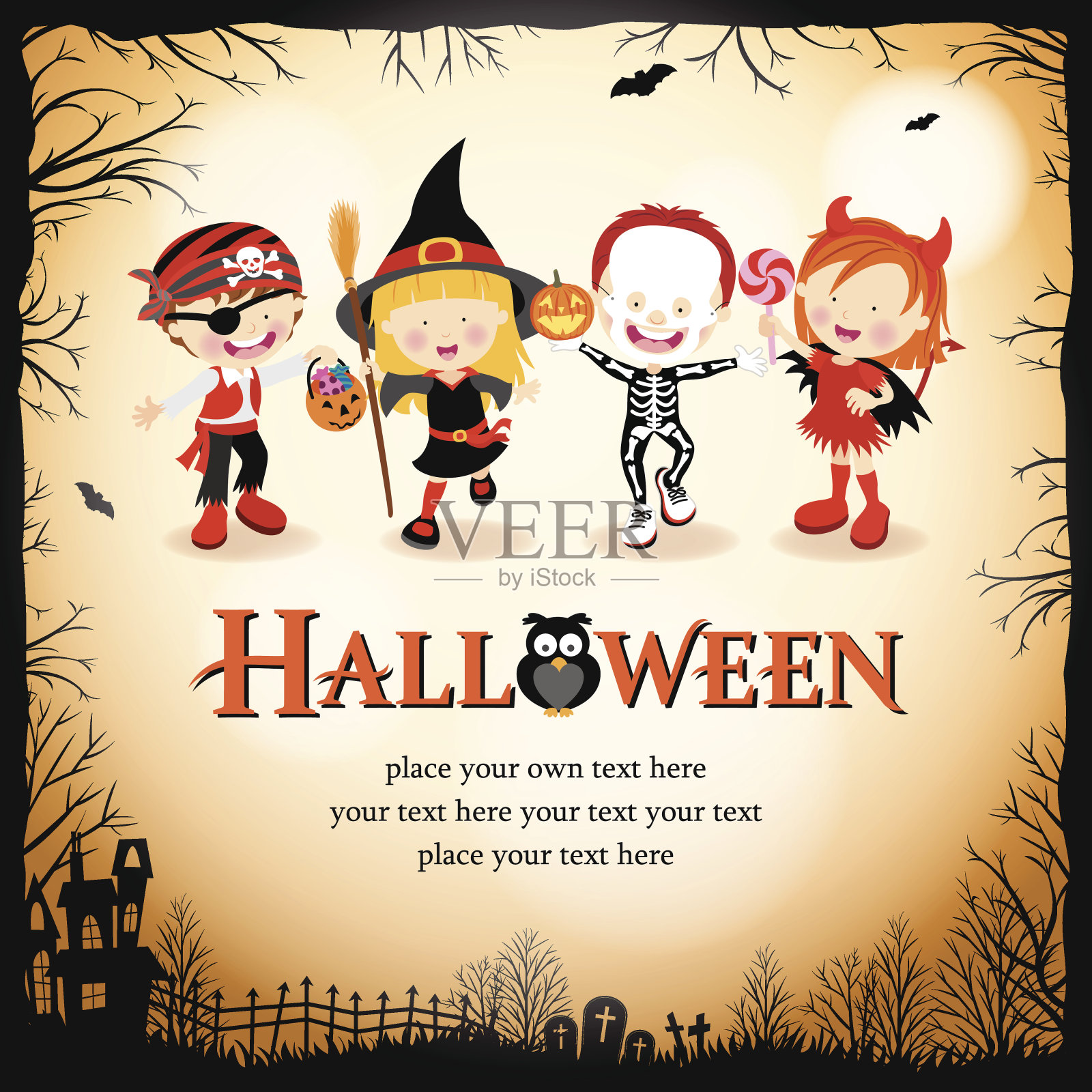 万圣节派对设计模板素材