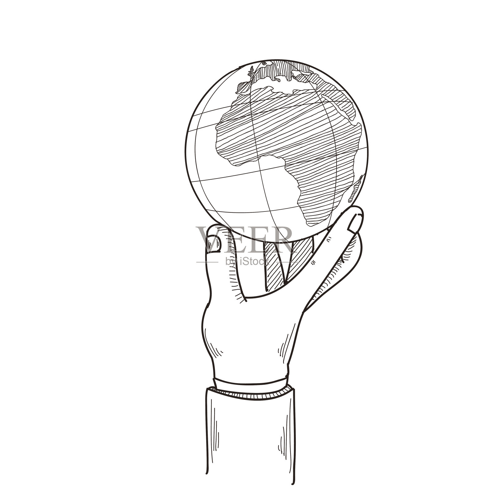 地球插画图片素材