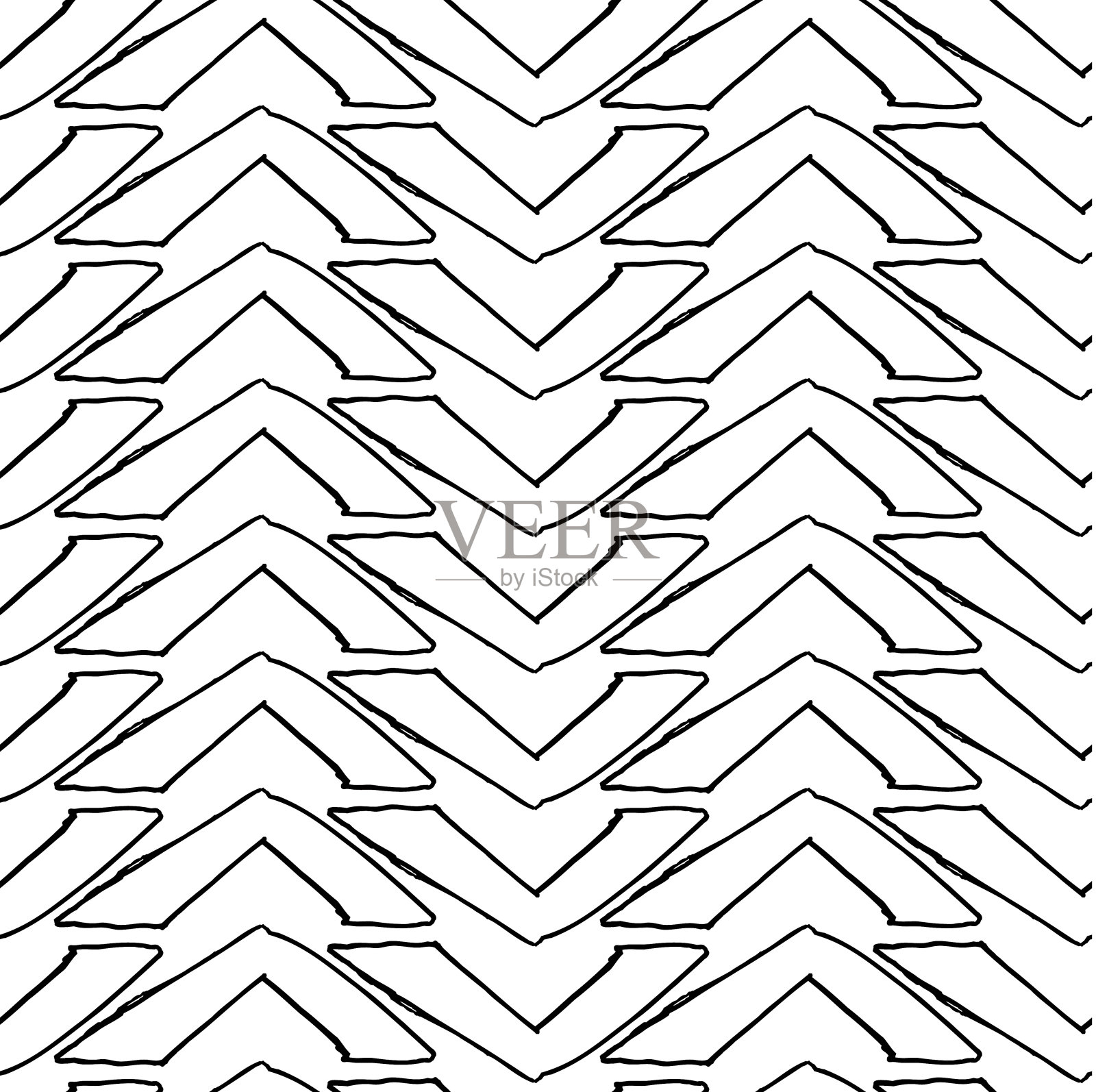 摘要Chevron行背景图案插画图片素材