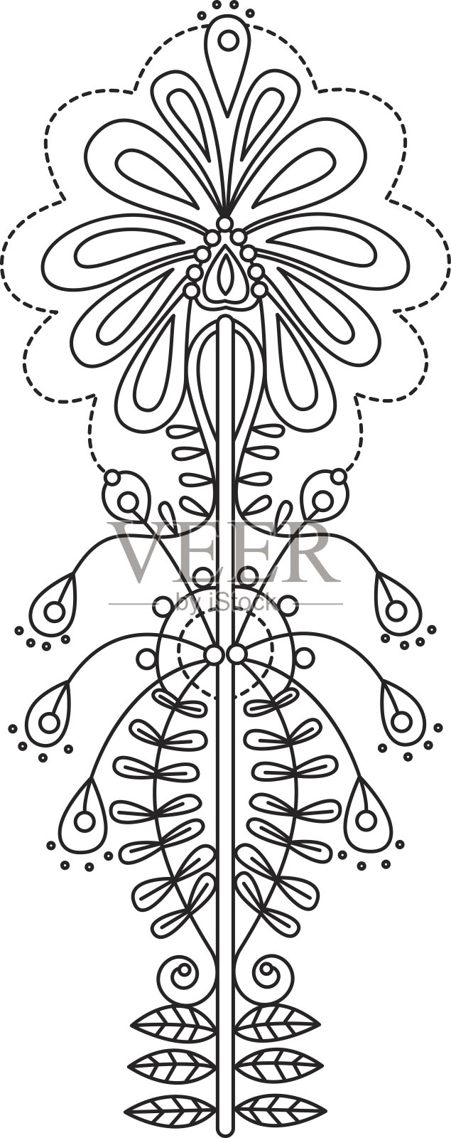 花7插画图片素材