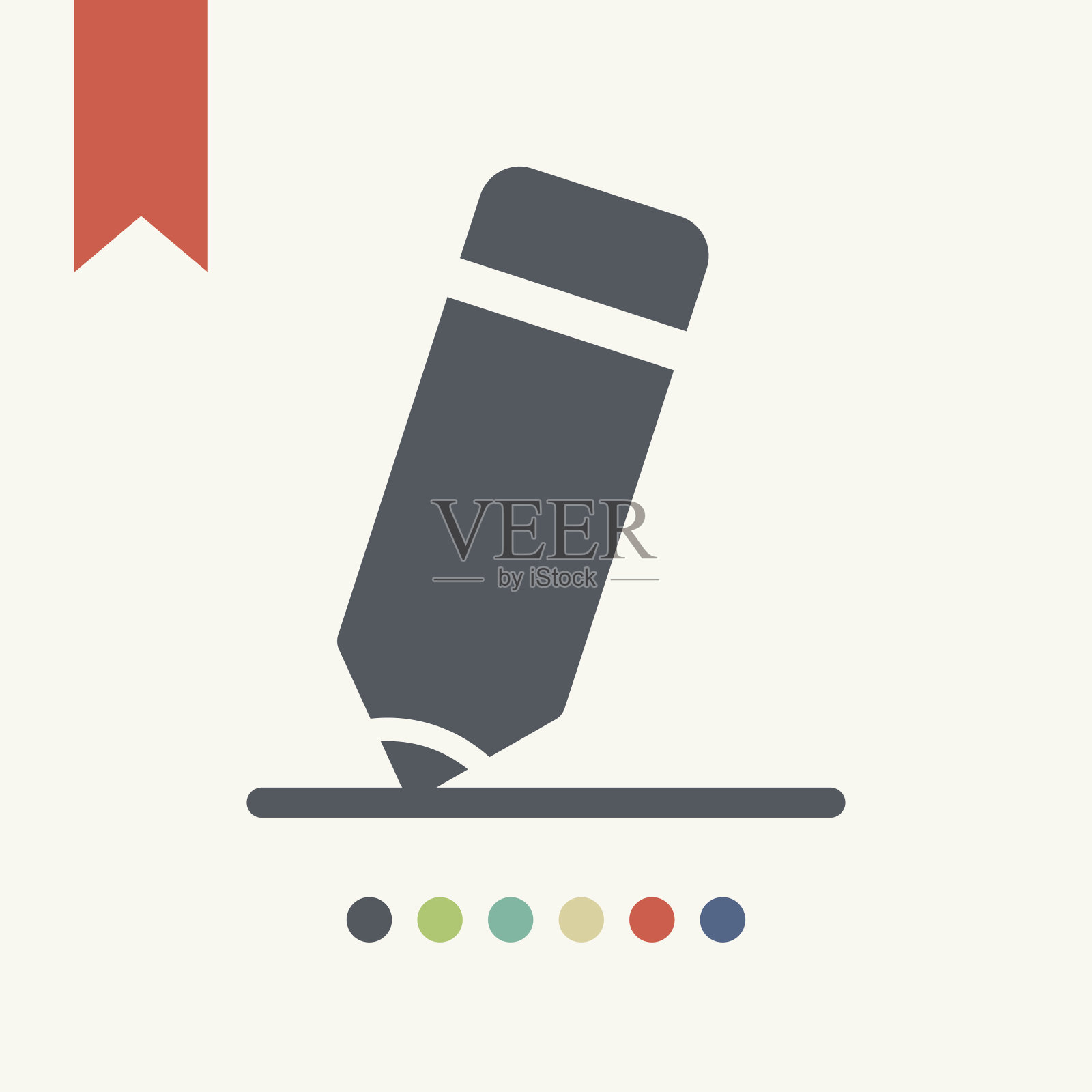 铅笔图标插画图片素材