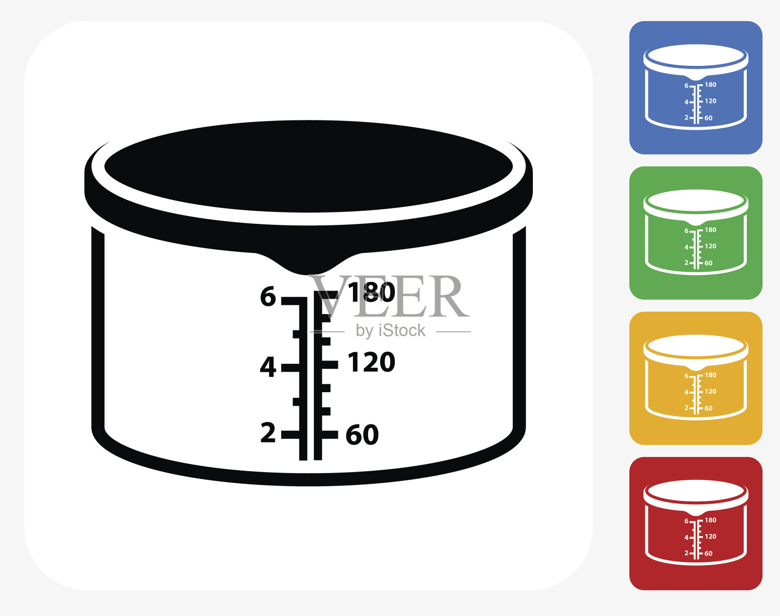 容器图标平面设计插画图片素材