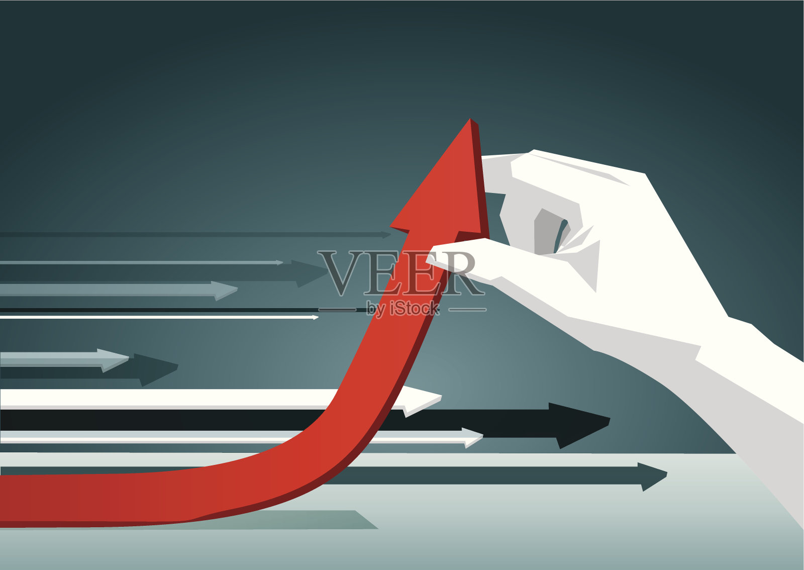 从人群中脱颖而出设计元素图片