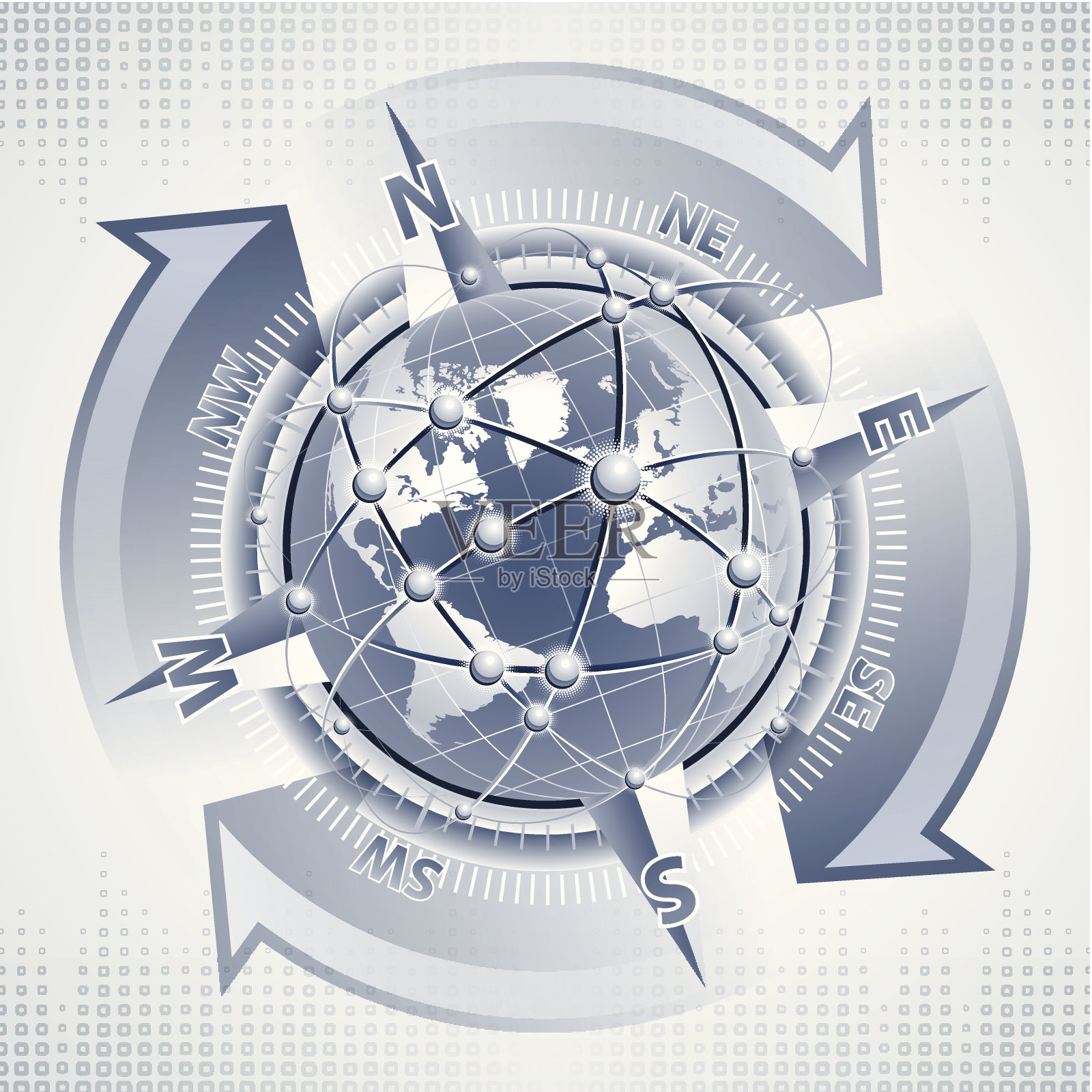 通信技术插画图片素材