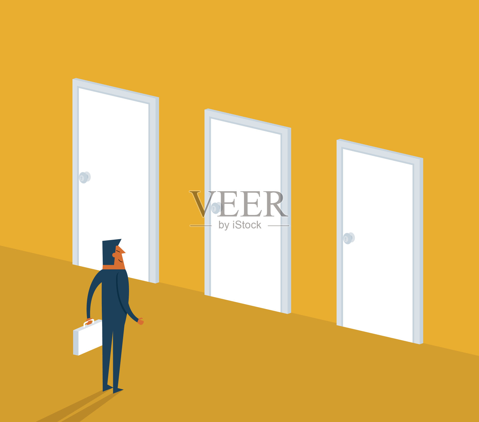 做出选择插画图片素材