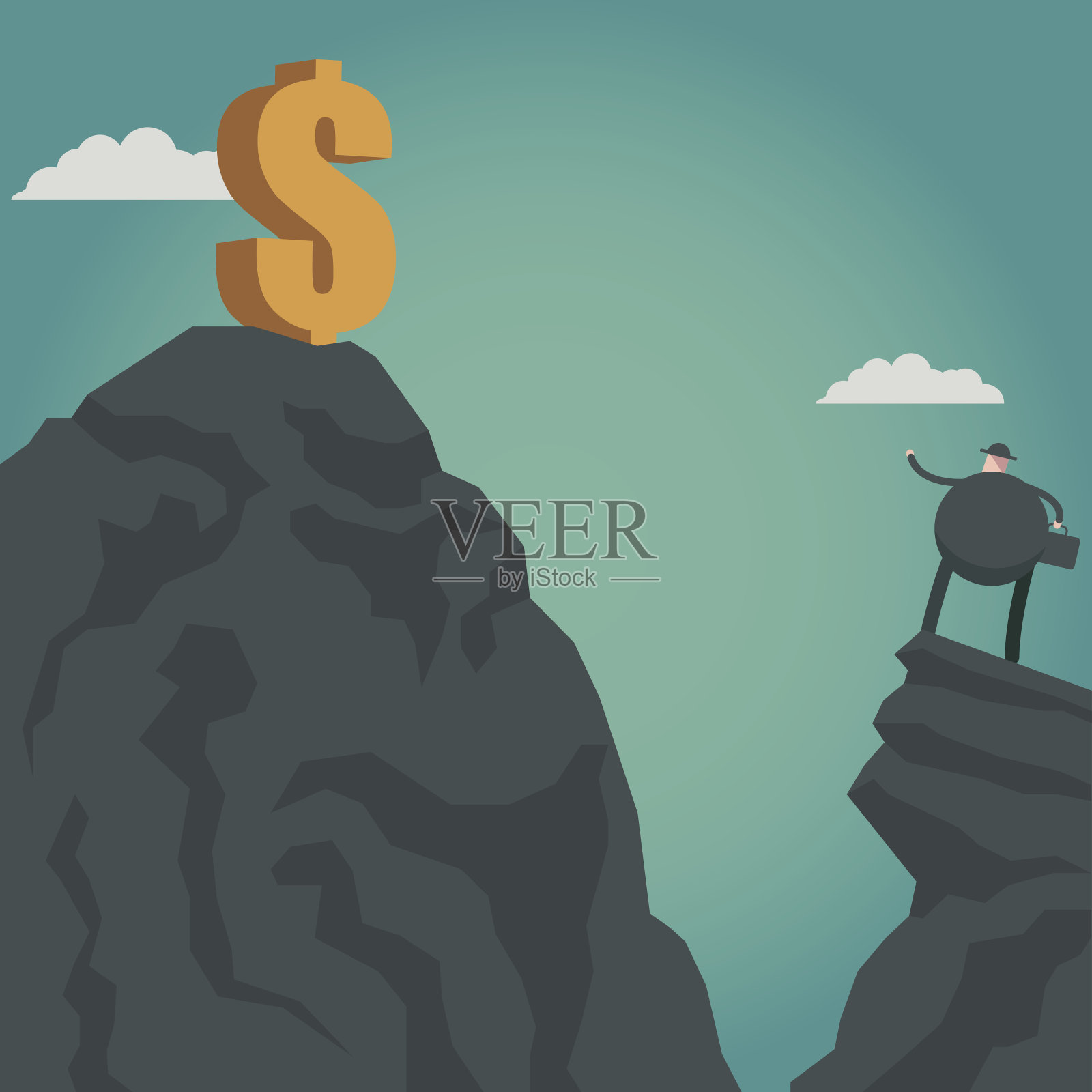 投资插画图片素材