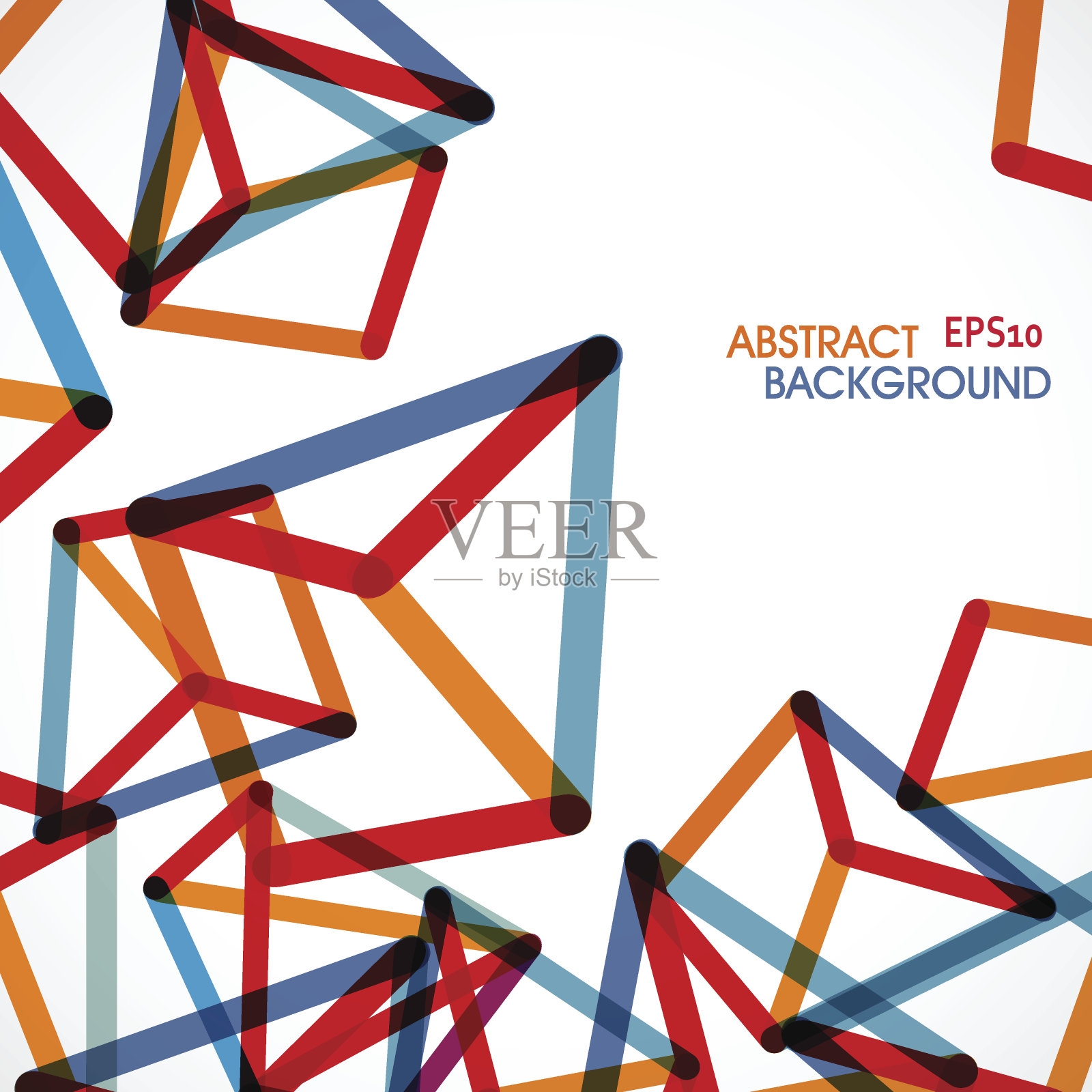 抽象色彩复古图案背景插画图片素材