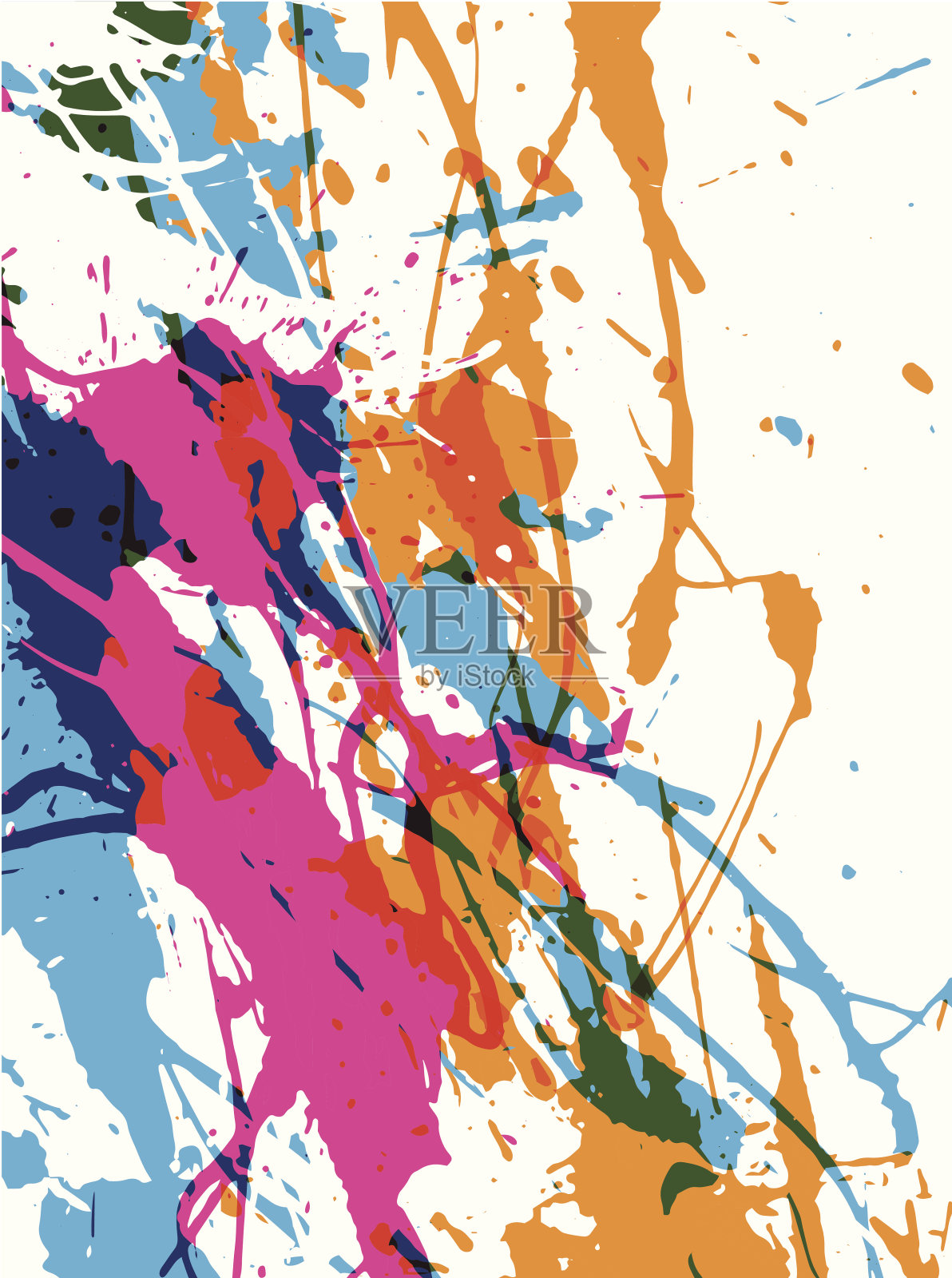 色彩斑斓的枯燥乏味的背景插画图片素材