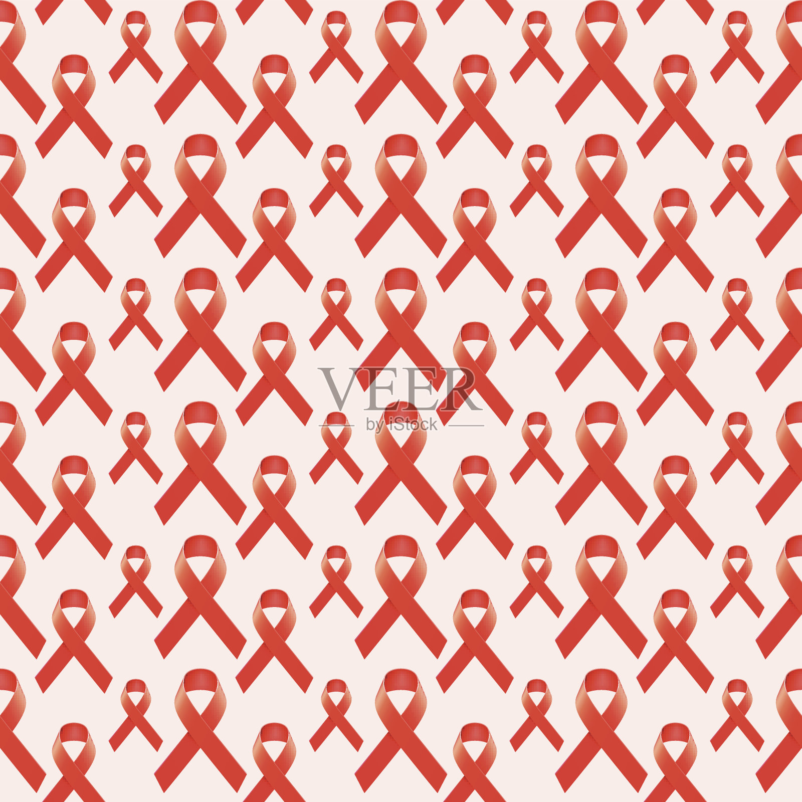 红丝带Backgorund插画图片素材