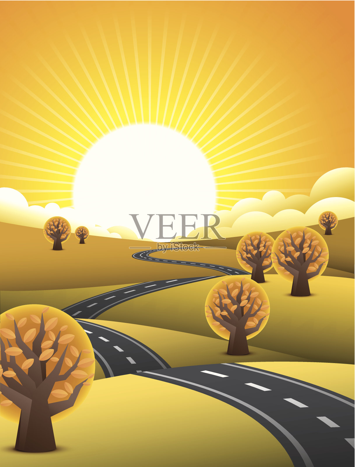 秋天插画图片素材