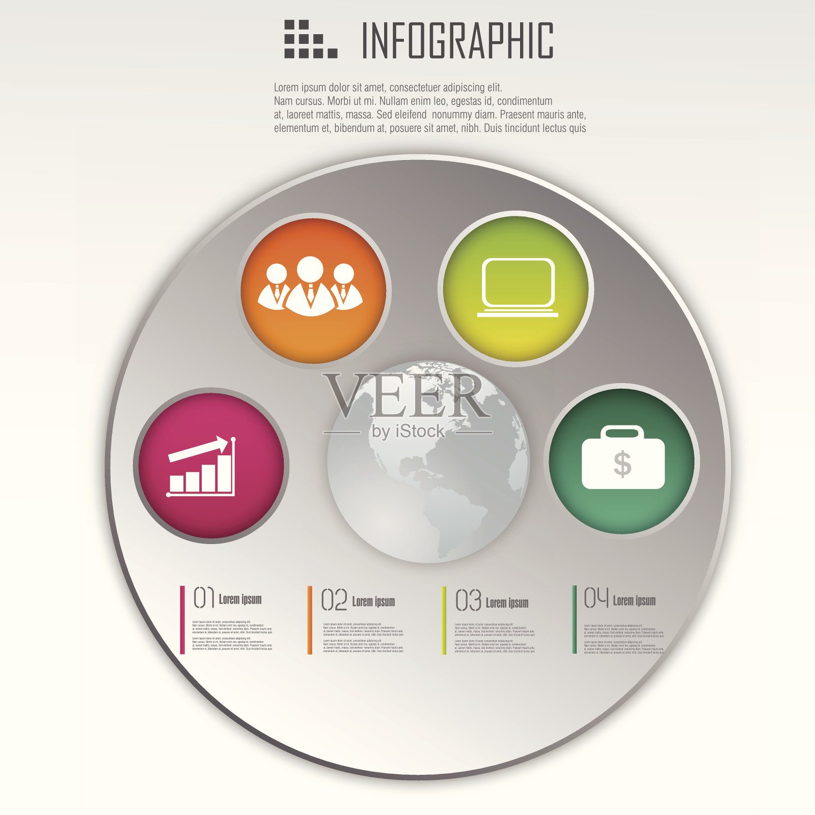 业务信息图表设计插画图片素材