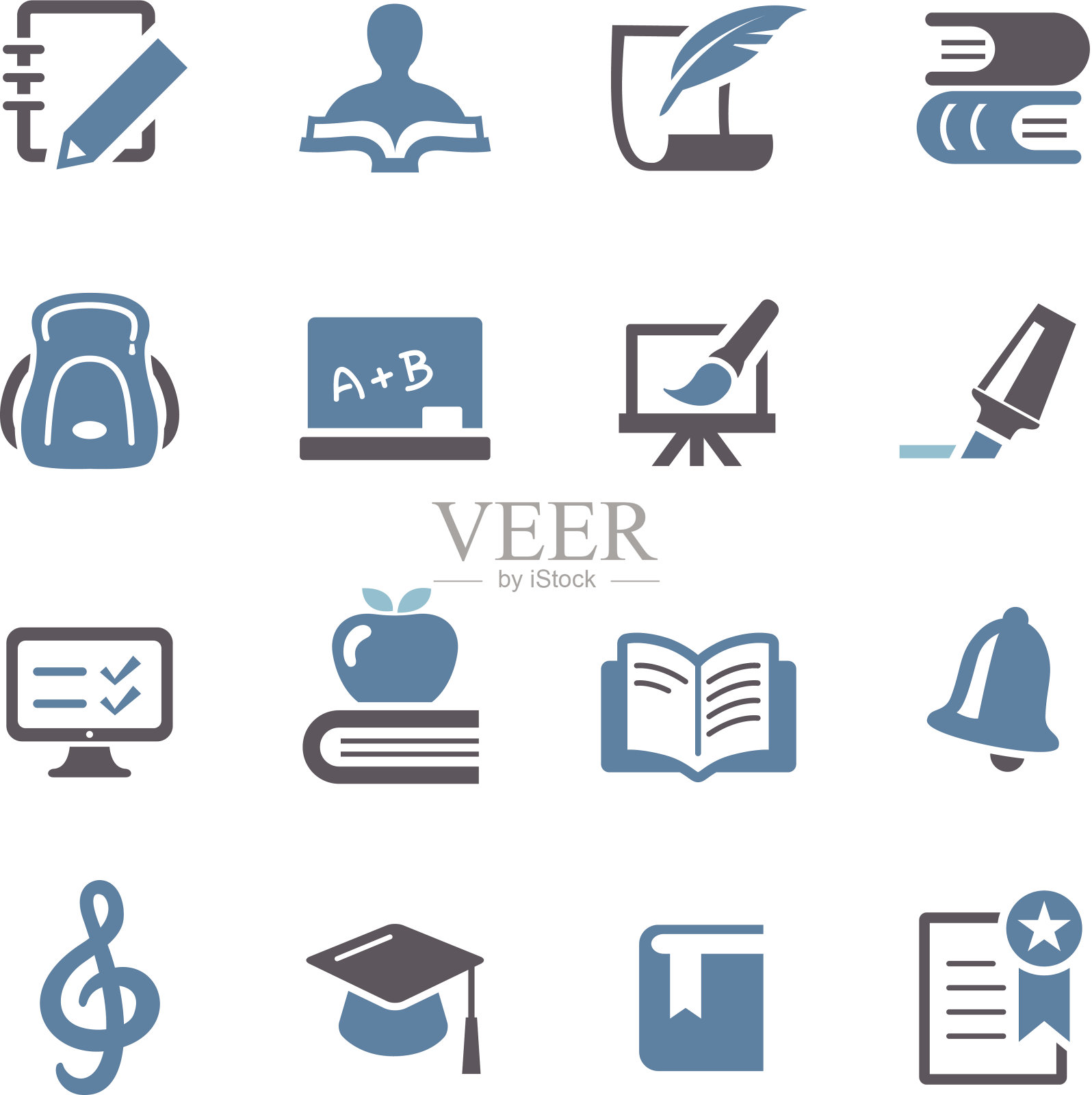 教育图标集- Conc系列图标素材