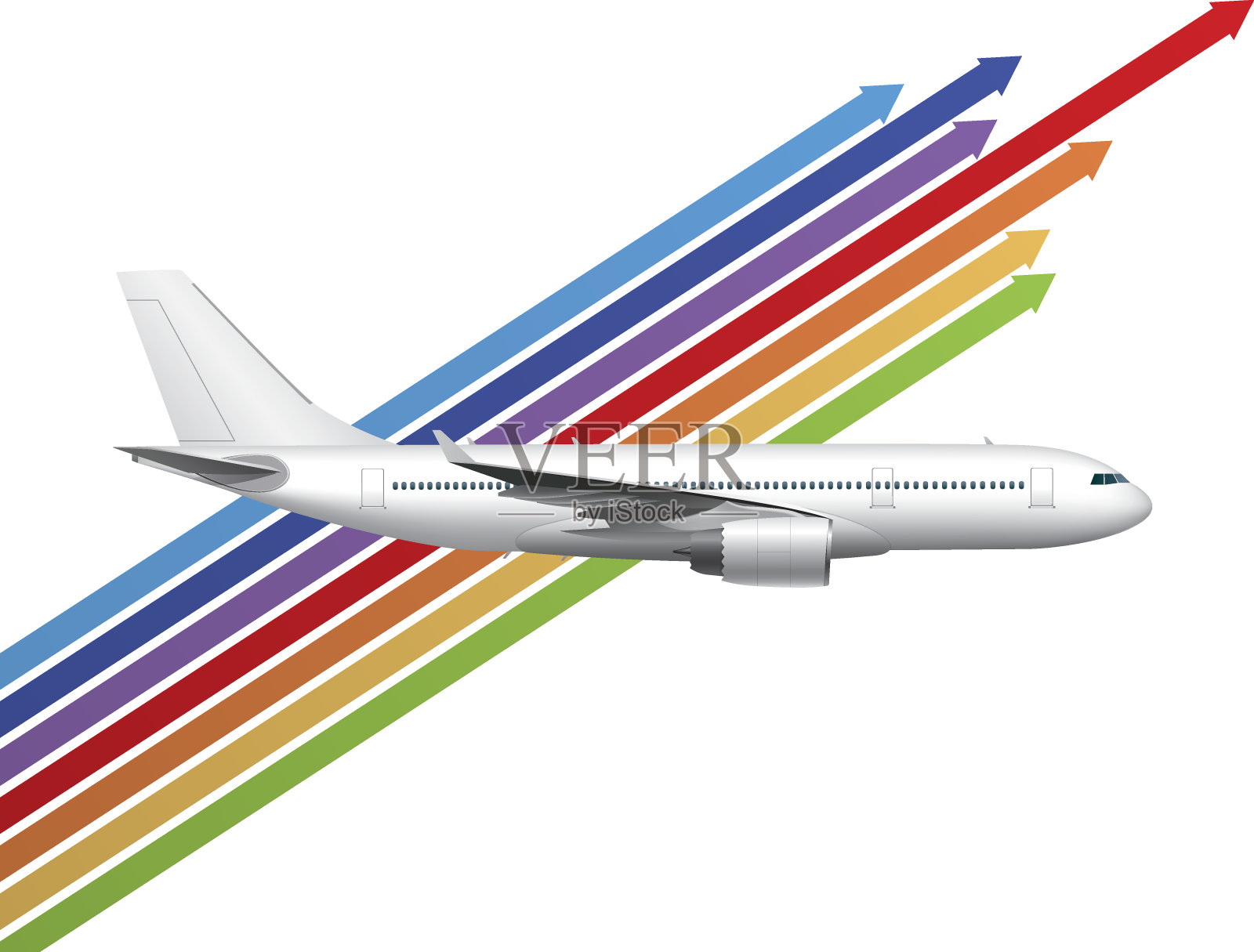 飞机插画图片素材