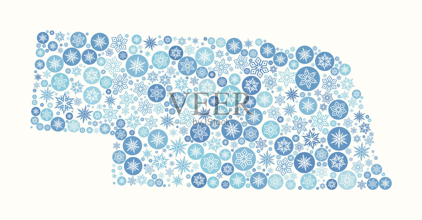 内布拉斯加州的白色背景插画图片素材