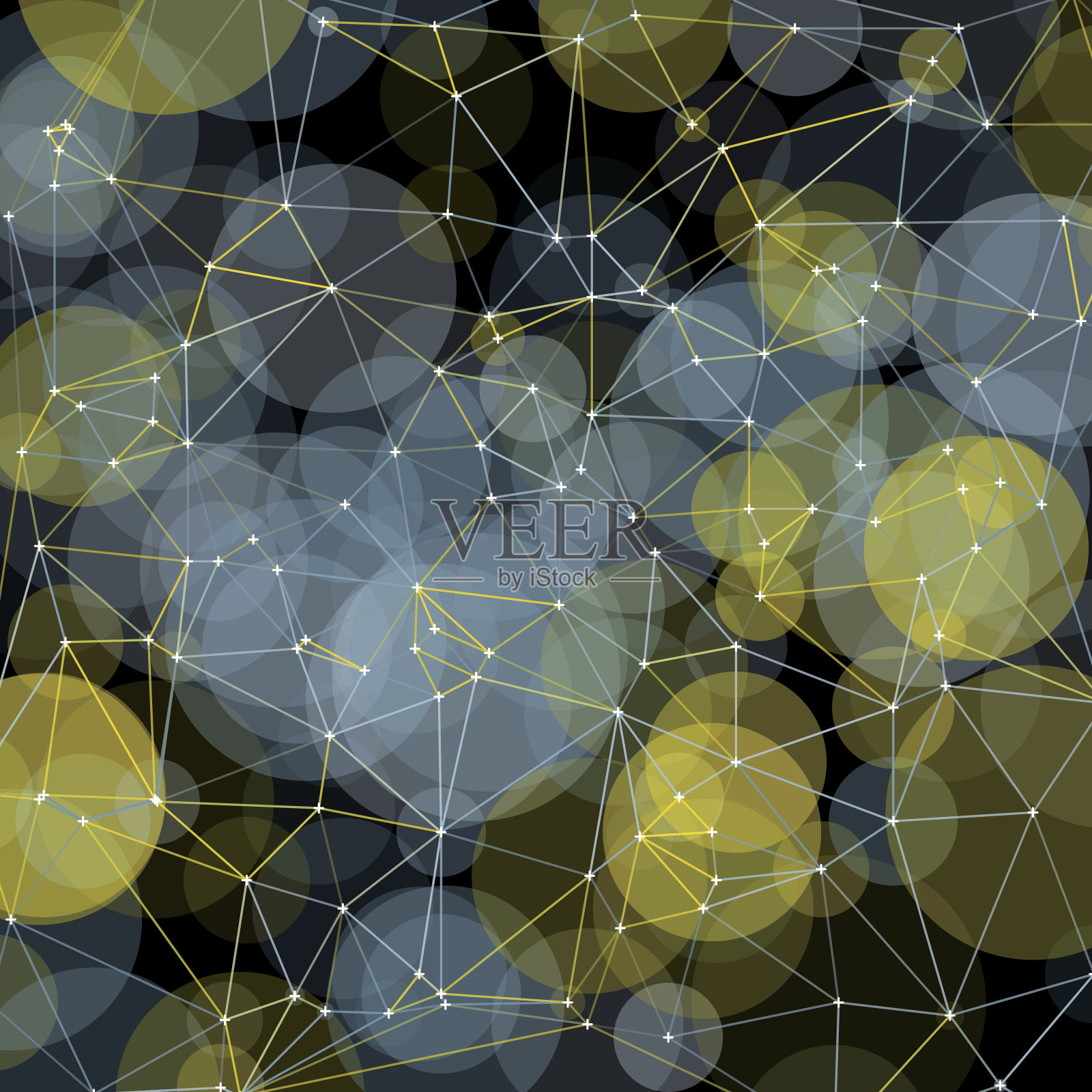 金矿多边形圆图案正方形插画图片素材