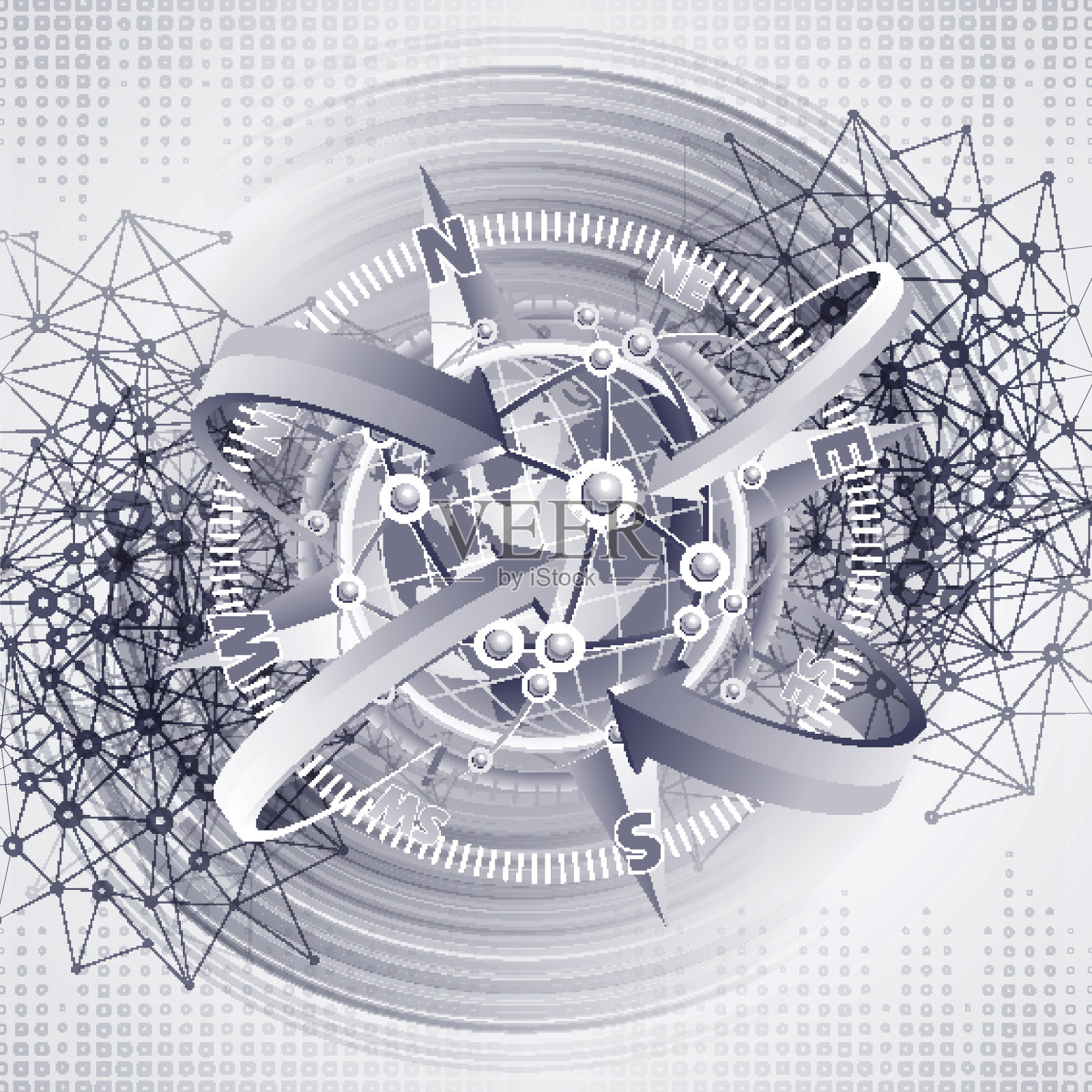 通信技术插画图片素材