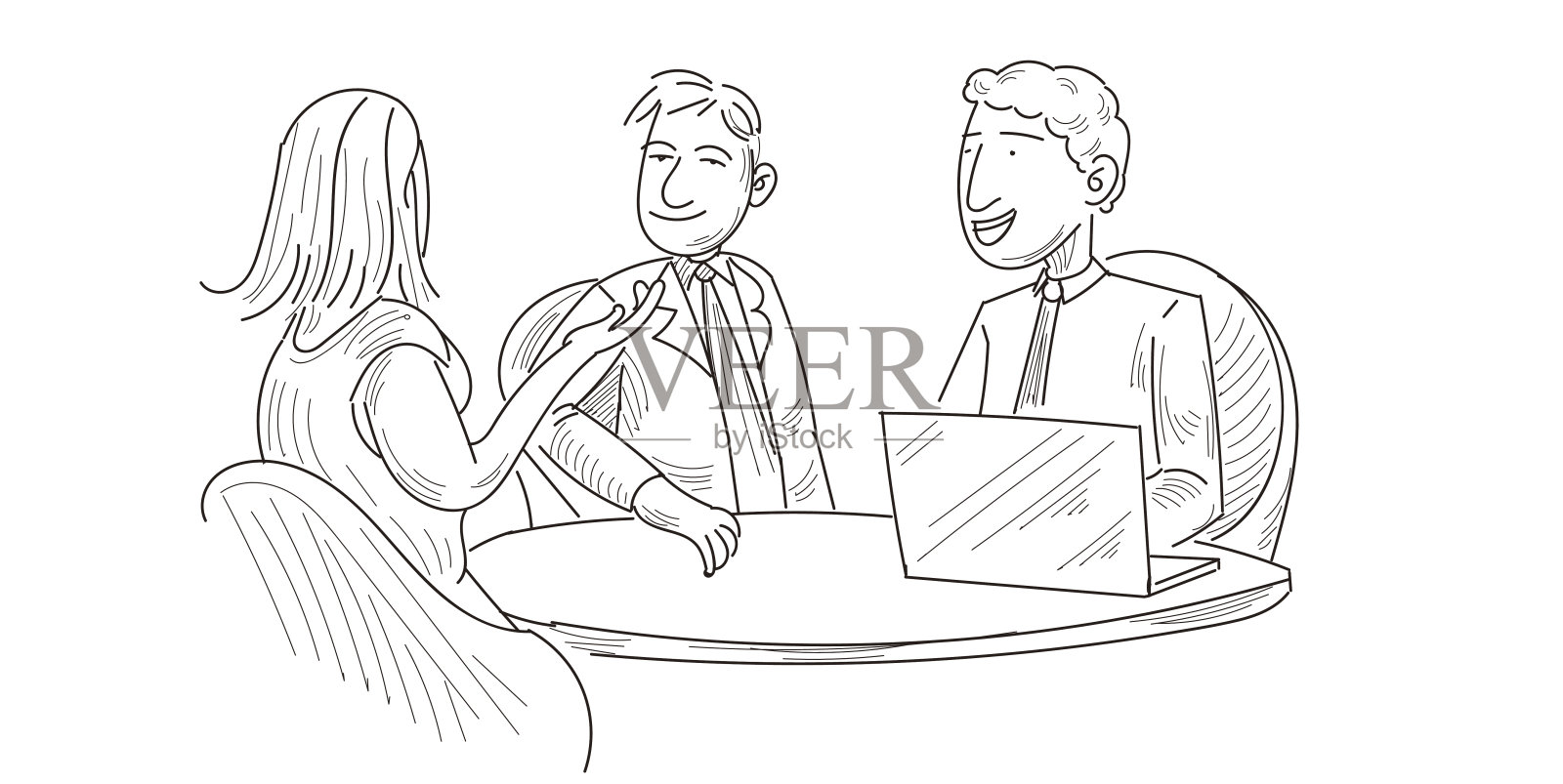 会议插画图片素材