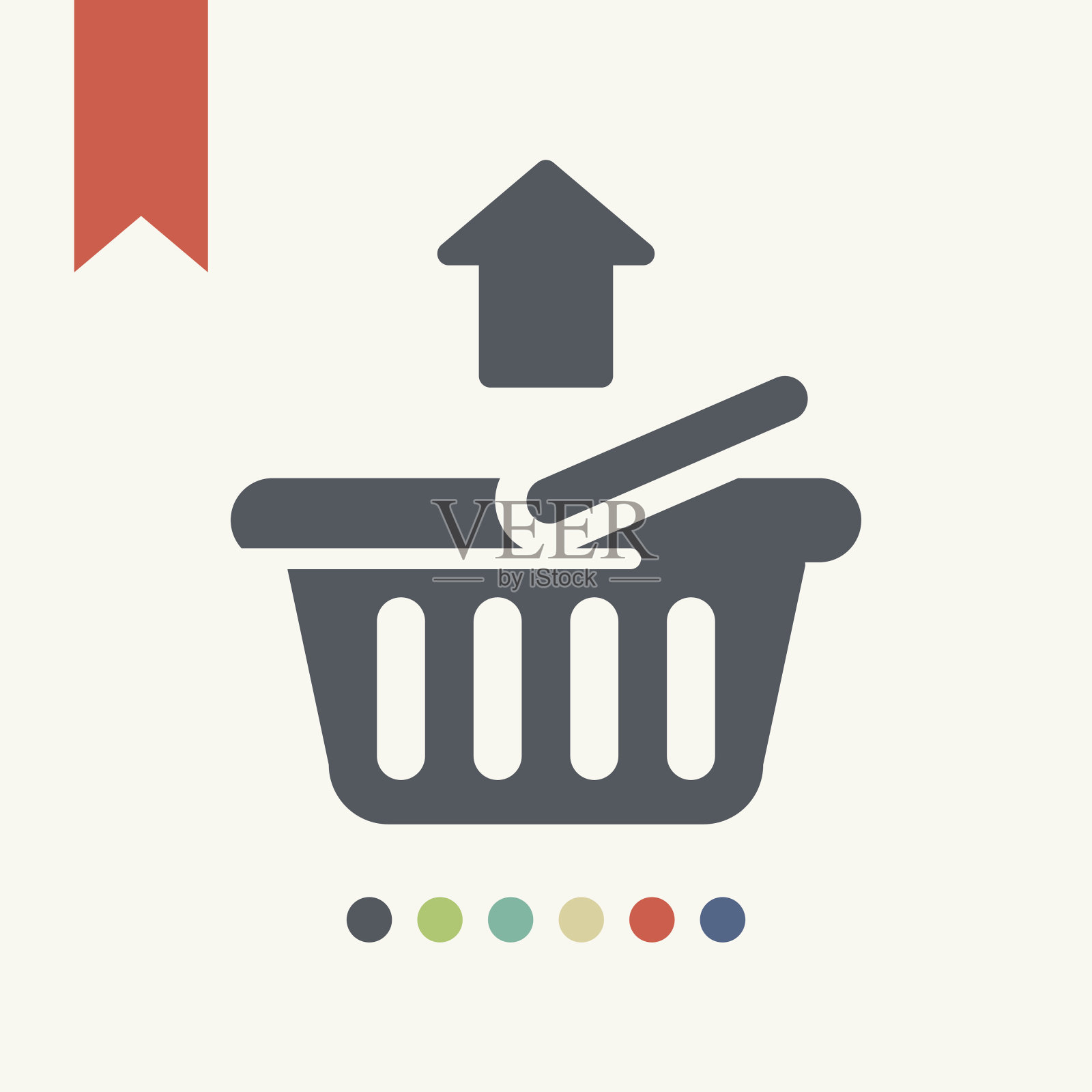 购物篮图标图标素材