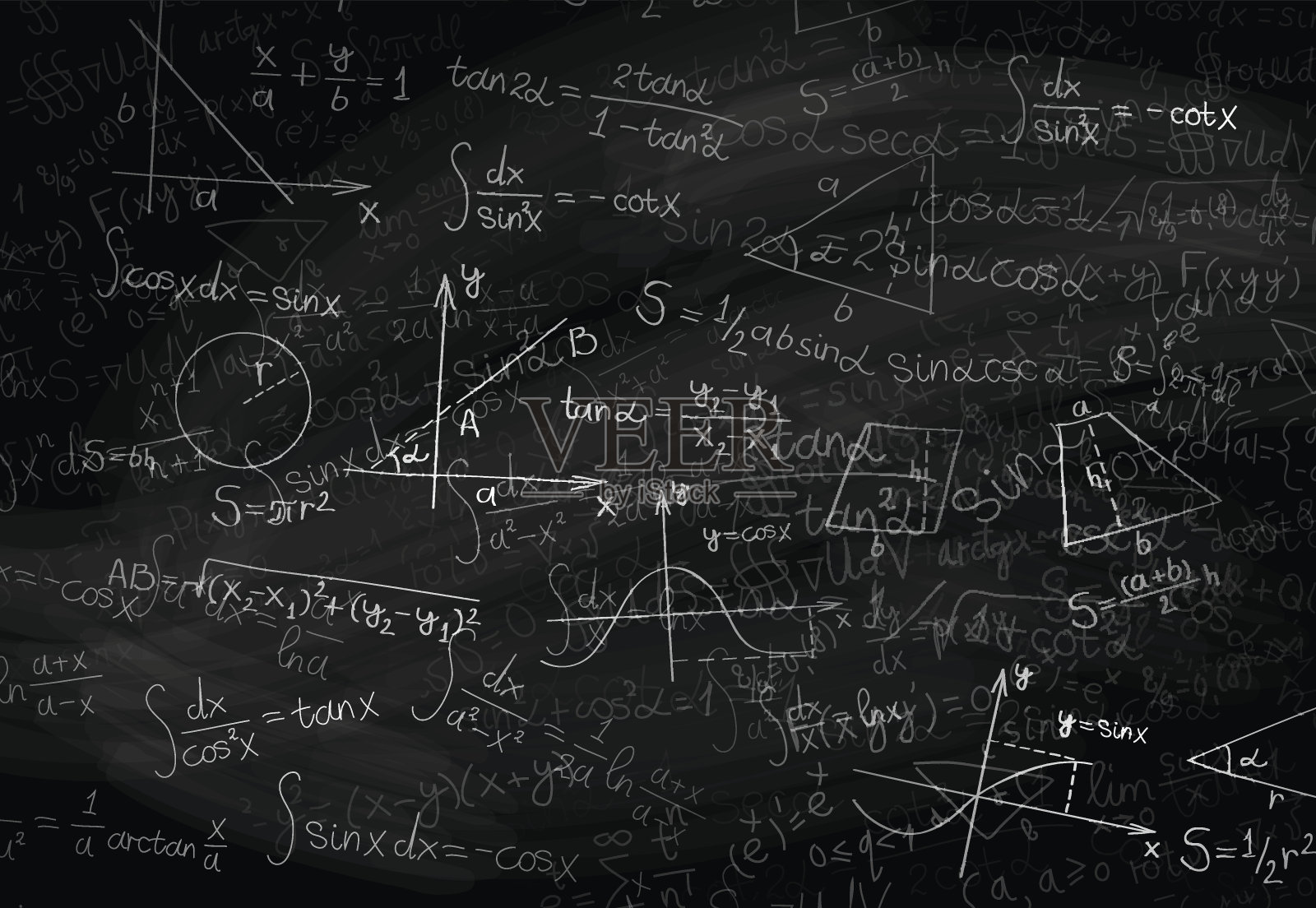 数学背景插画图片素材