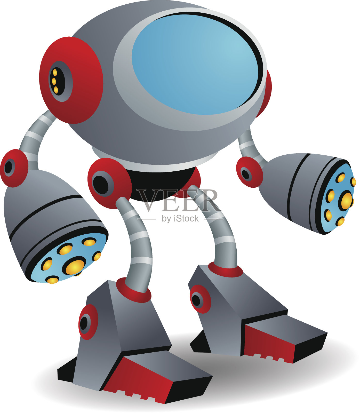 空间机器人设计元素图片